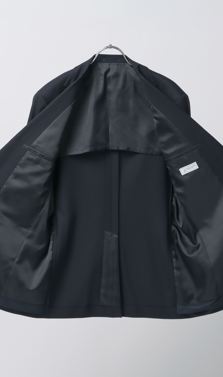 スタイリッシュスーツ【ウォッシャブル】 ネイビー 体型:YA体(スリム型),号数（身長）:3号(160cm)