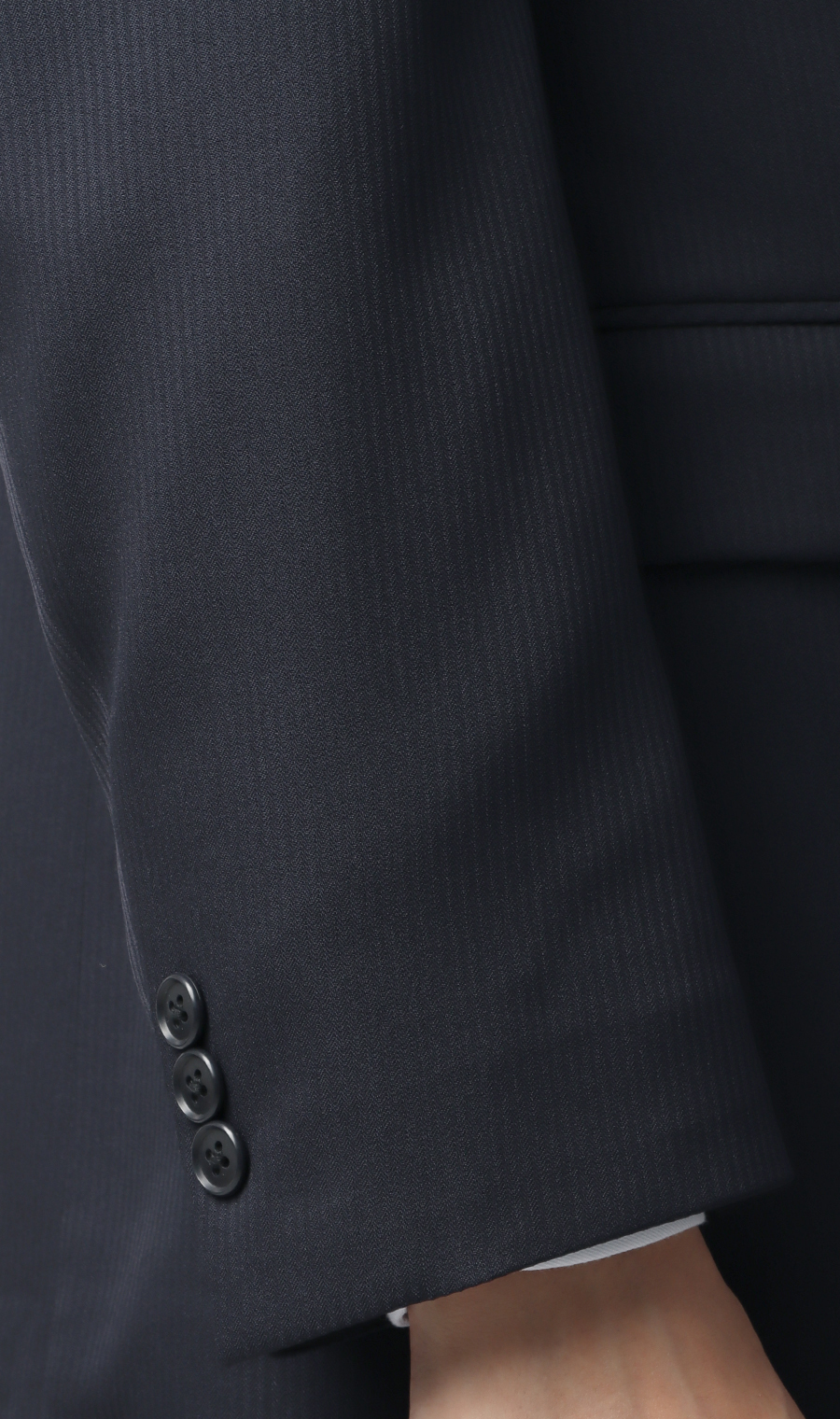 スタイリッシュスーツ【ウォッシャブル】 ネイビー 体型:YA体(スリム型),号数（身長）:3号(160cm)