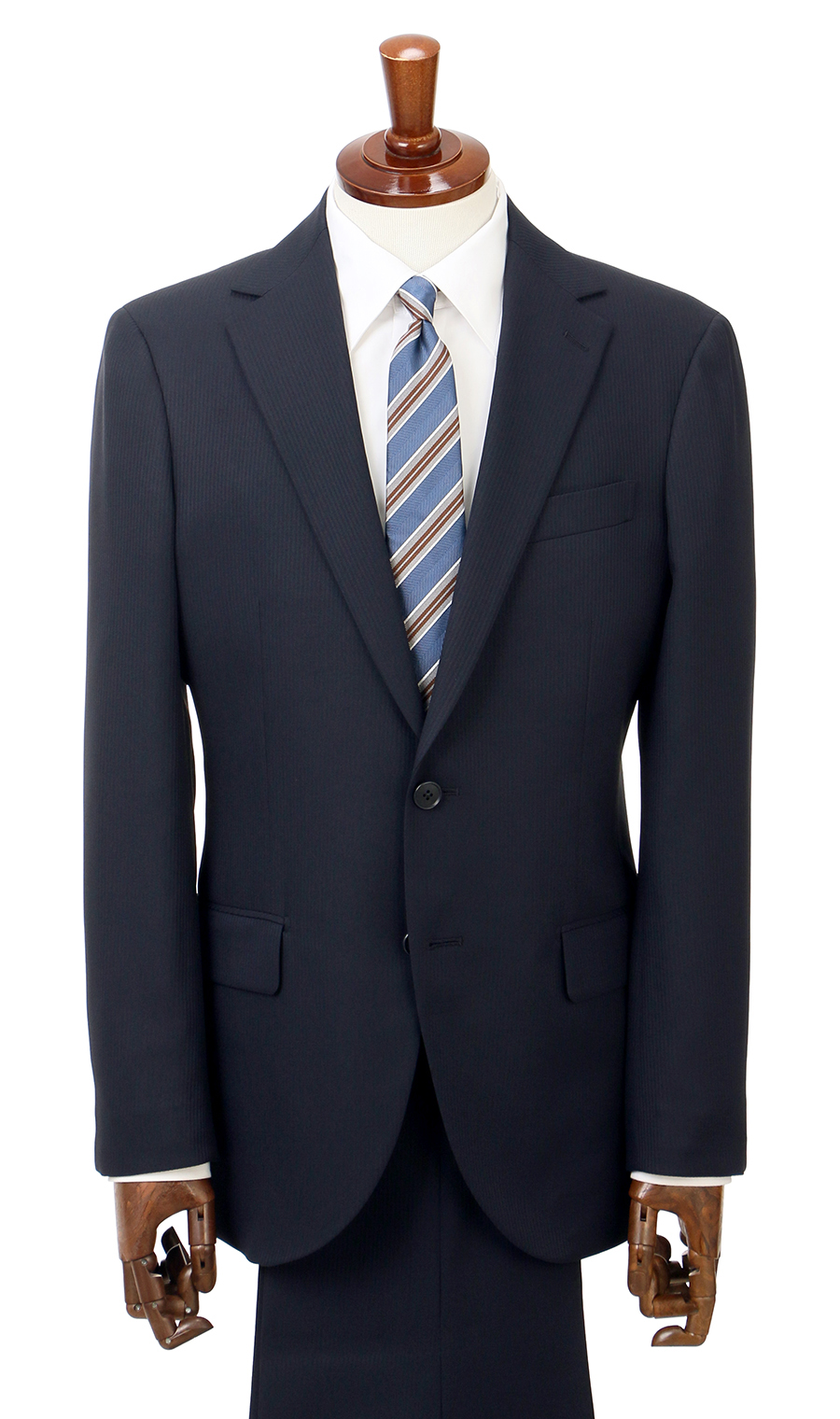 スタイリッシュスーツ【ウォッシャブル】 ネイビー 体型:YA体(スリム型),号数（身長）:3号(160cm)