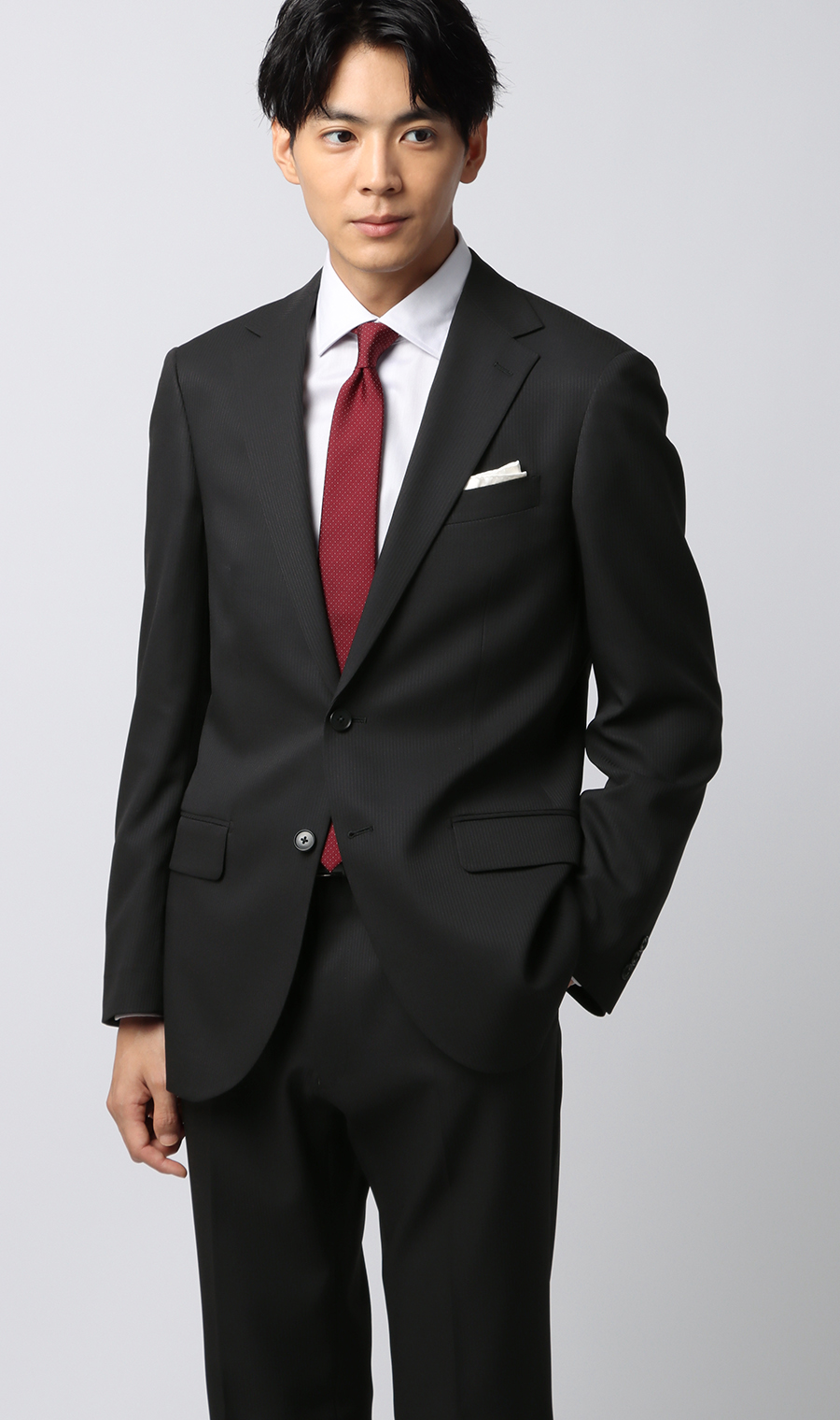 専用❁GIOVANNI CLASSICO　ウォッシャブルスーツ　セレモニー日本製 スタイリッシュスーツ【ウォッシャブル】 (TAT53531-92) | A