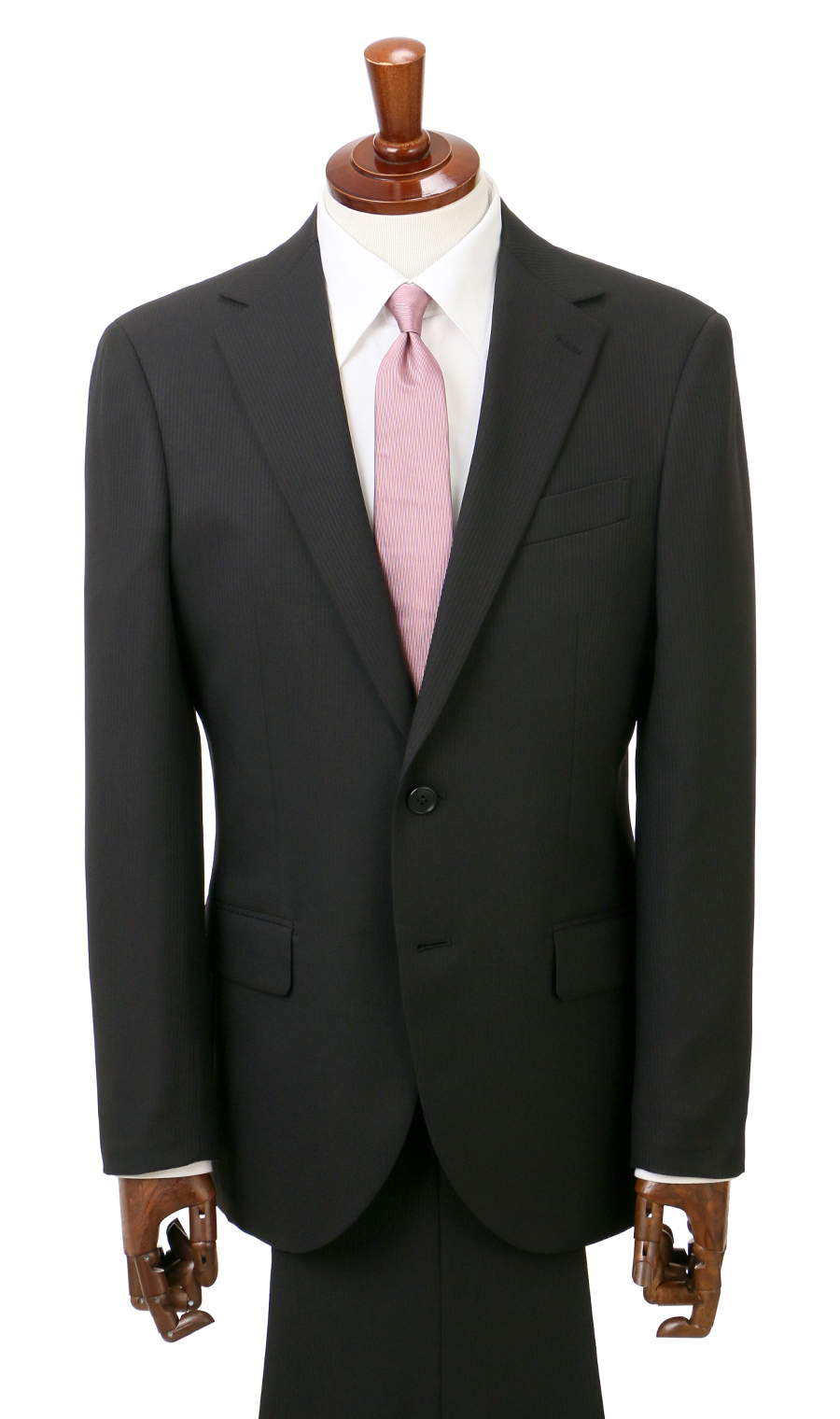 スタイリッシュスーツ【ウォッシャブル】 ブラック 体型:YA体(スリム型),号数（身長）:4号(165cm)