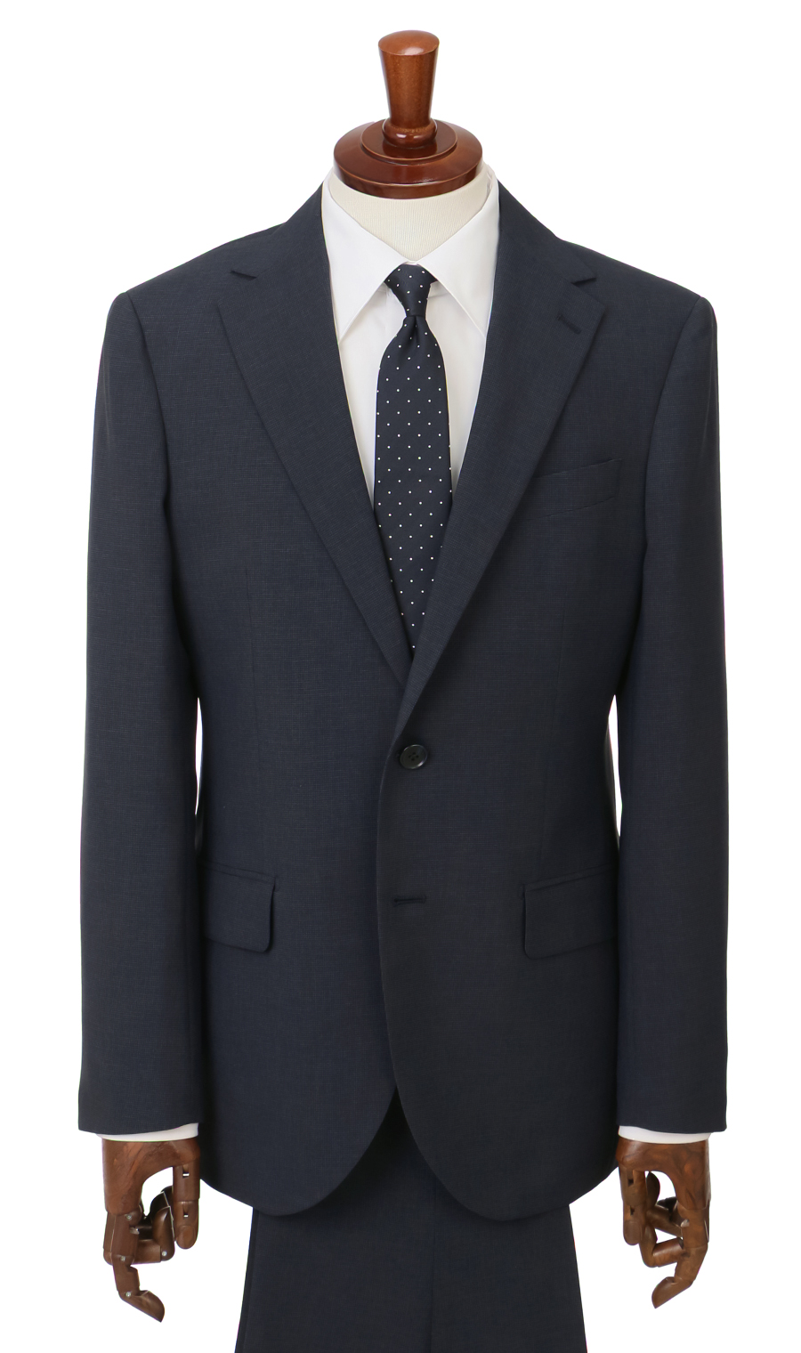 スタイリッシュスーツ【ウォッシャブル】 ネイビー 体型:YA体(スリム型),号数（身長）:3号(160cm)