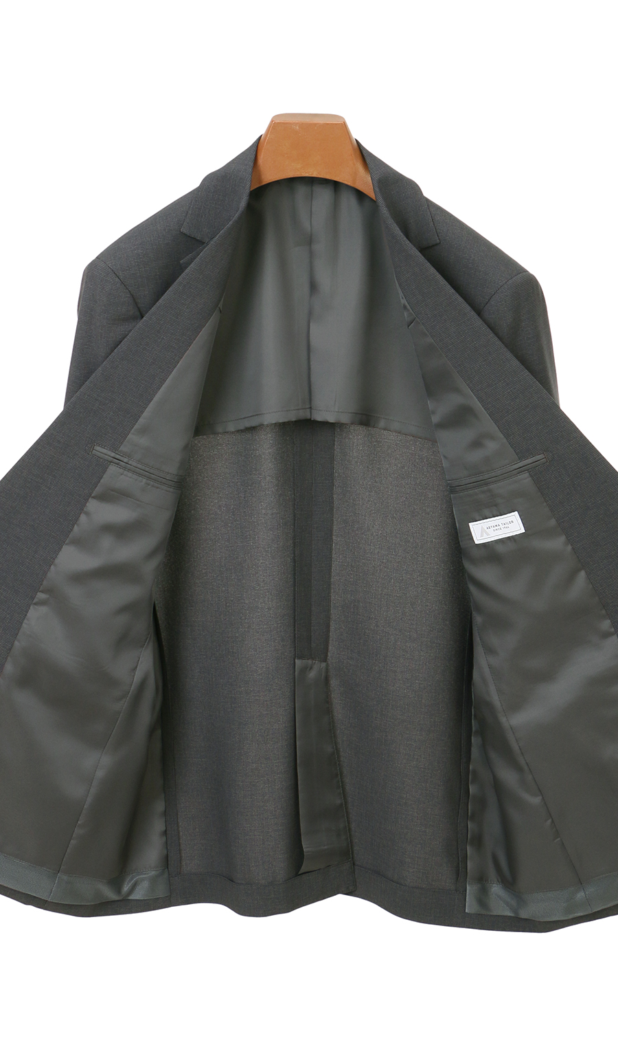 スタイリッシュスーツ【ウォッシャブル】 チャコール 体型:YA体(スリム型),号数（身長）:3号(160cm)