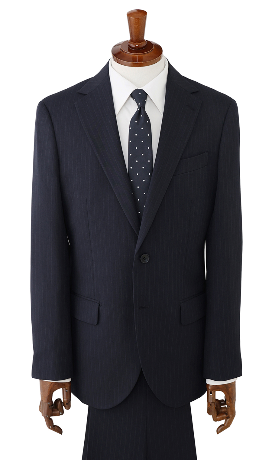 スタイリッシュスーツ【ウォッシャブル】 ネイビー 体型:YA体(スリム型),号数（身長）:5号(170cm)