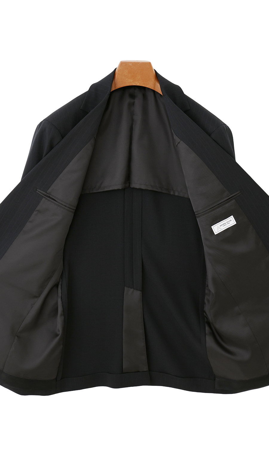 スタイリッシュスーツ【ウォッシャブル】 ブラック 体型:YA体(スリム型),号数(身長):3号(160cm)