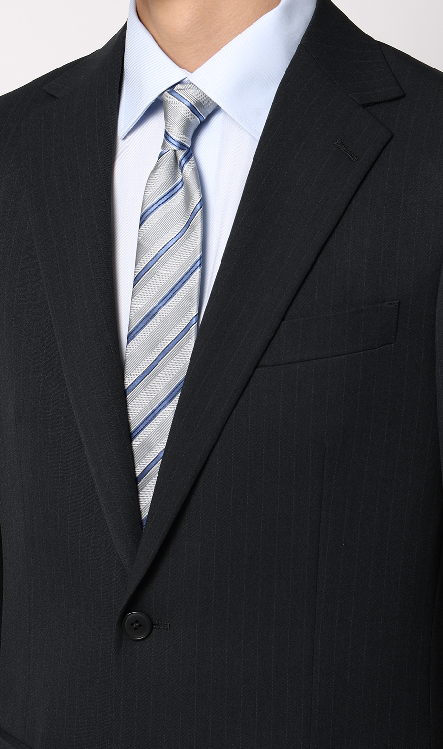 スタイリッシュスーツ【ウォッシャブル】 ブラック 体型:YA体(スリム型),号数（身長）:5号(170cm)