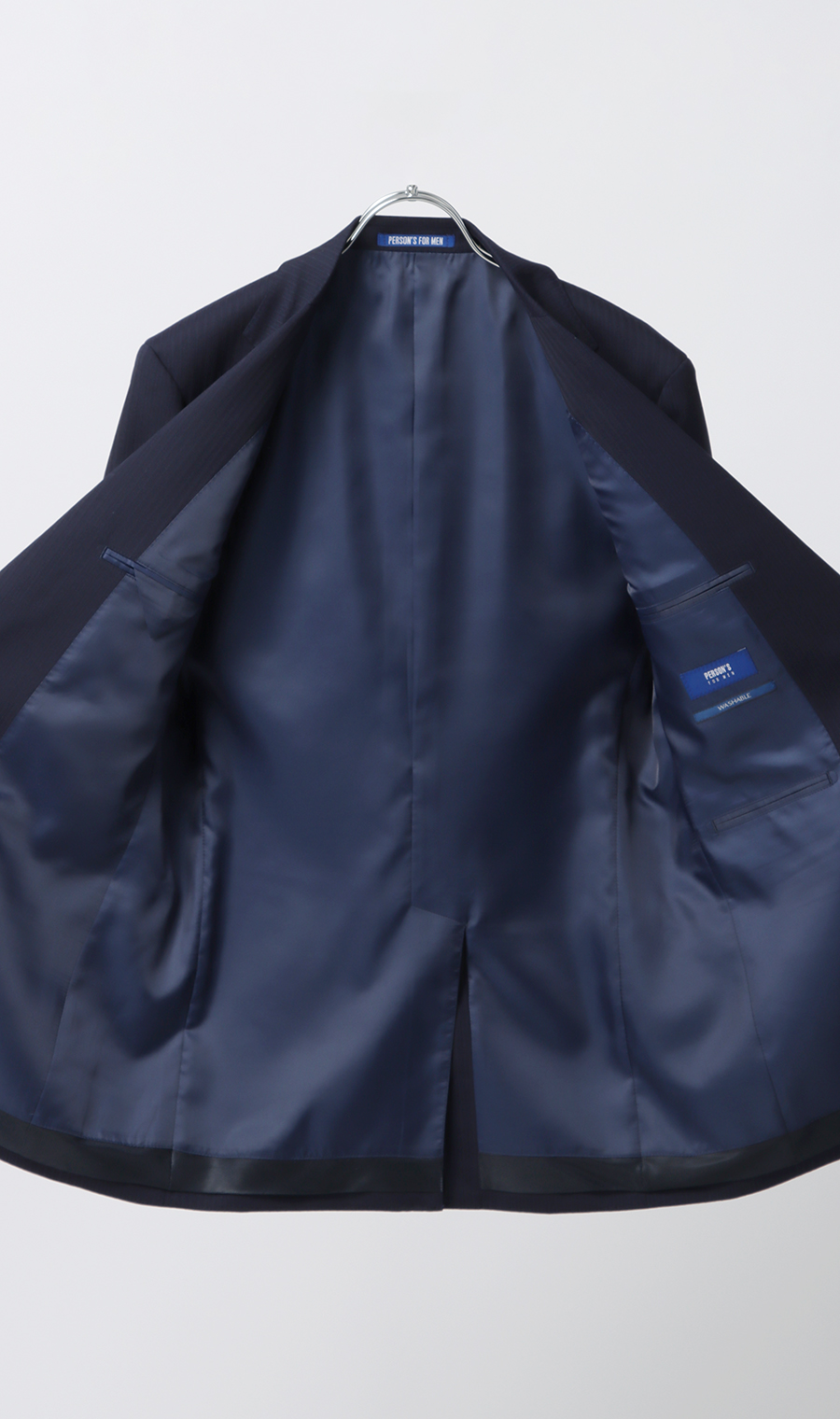 スタイリッシュスーツ【Plastics Smart】 ネイビー 体型:YA体(スリム型),号数（身長）:3号(160cm)