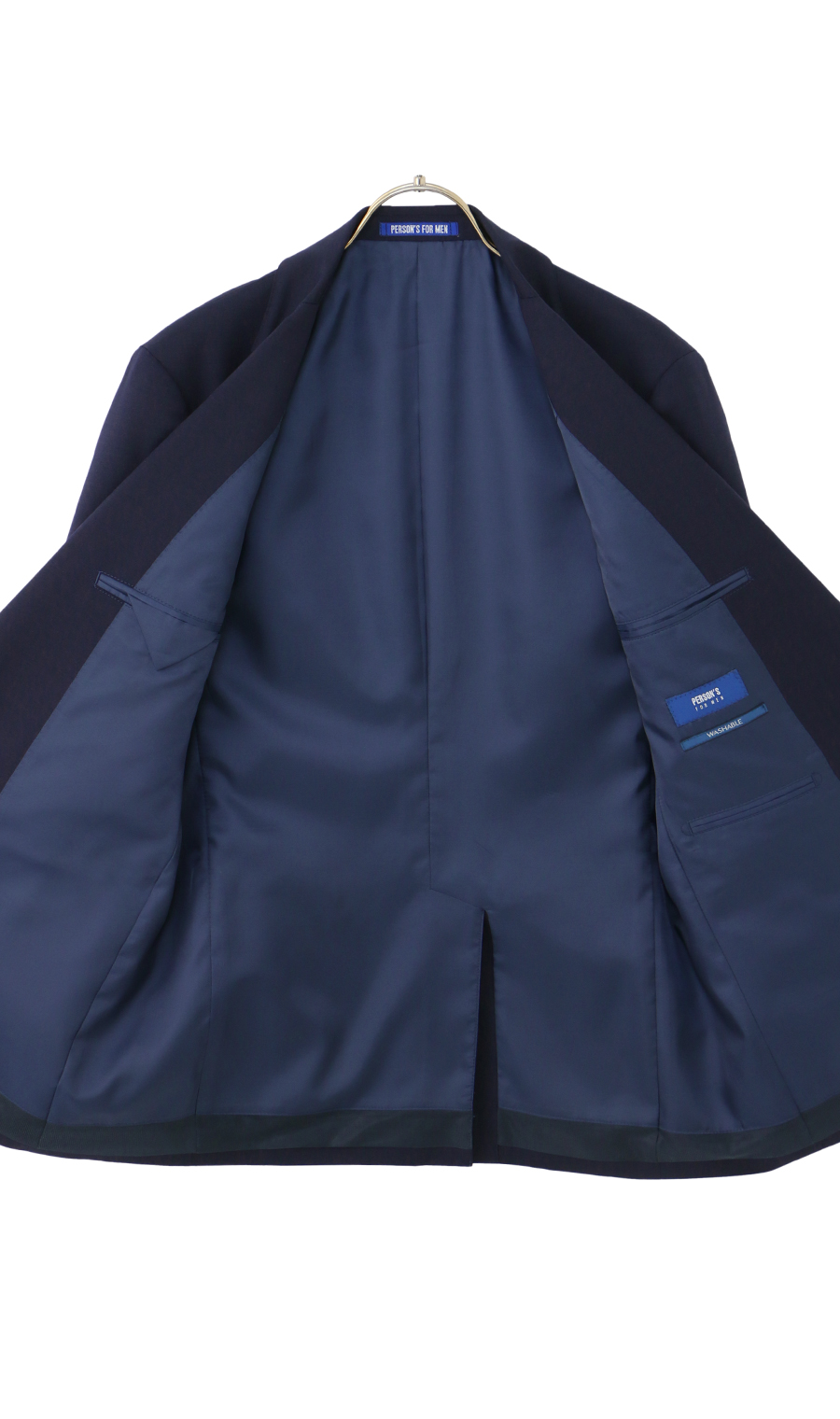 スタイリッシュスーツ【AQUA FLOW】【Plastics Smart】 ネイビー 体型:YA体(スリム型),号数(身長):3号(160cm)