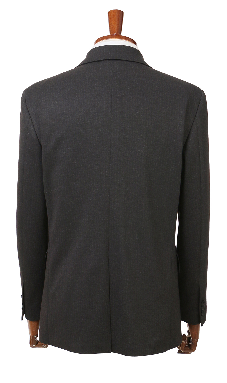 ゼロプレッシャーテーラー【シングル2ボタンスーツ】【裾上げ済み】 チャコール 体型:A体(標準型),号数（身長）:4号(165cm)