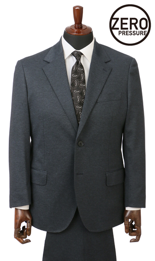 ゼロプレッシャーテーラー【キング＆トール】【シングル2ボタンスーツ】【裾上げ済み】