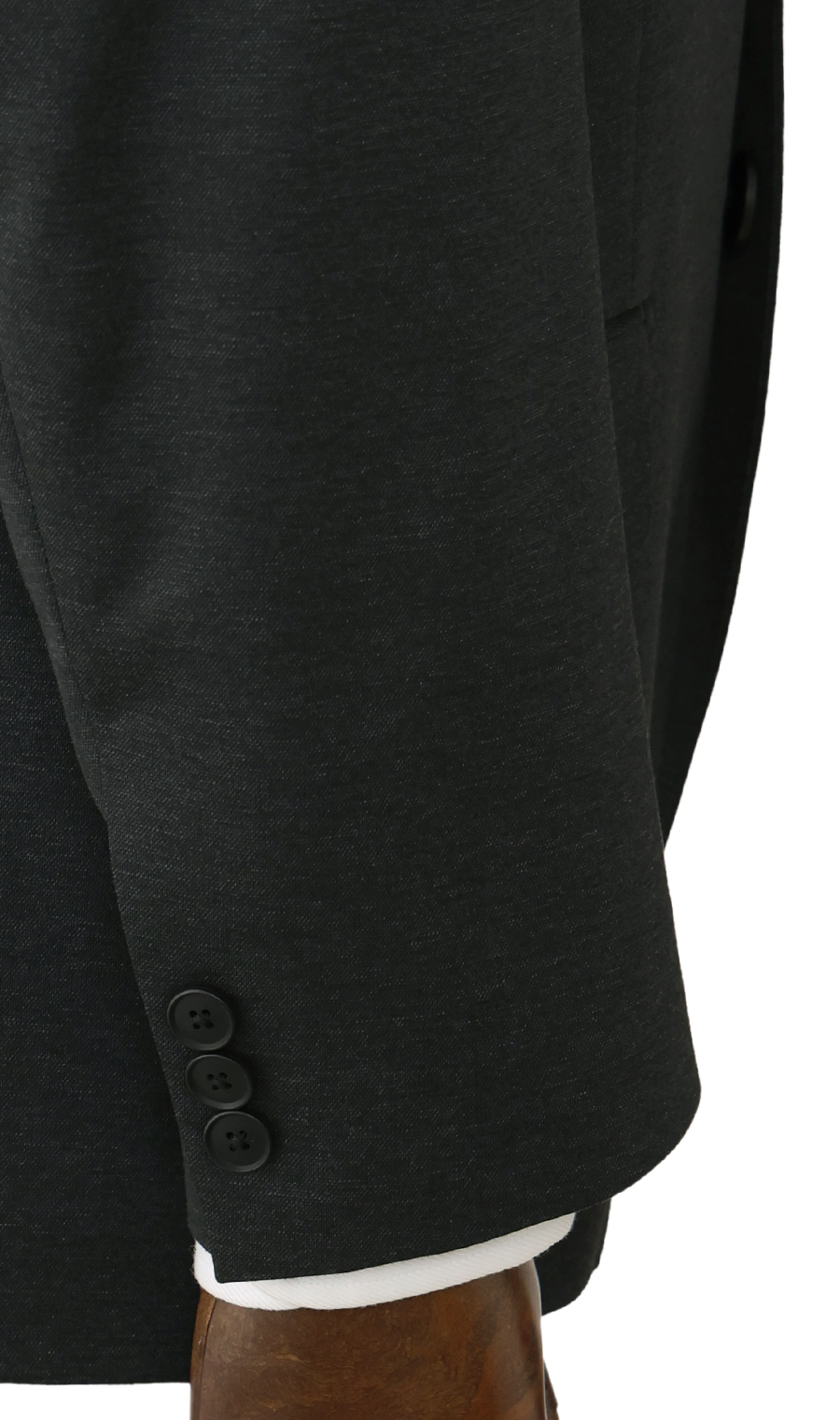 ゼロプレッシャーテーラー【キング＆トール】【シングル2ボタンスーツ】【裾上げ済み】 チャコール 体型:E体(大きいサイズ),号数（身長）:4号(165cm)