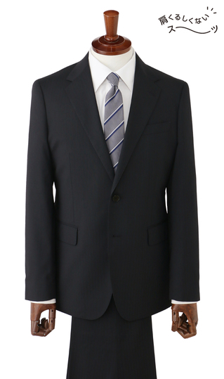 スタイリッシュスーツ【肩くるしくないスーツ】【ツーパンツ】【Plastics Smart】