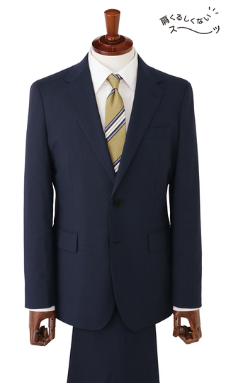 スタイリッシュスーツ【肩くるしくないスーツ】【ツーパンツ】【Plastics Smart】
