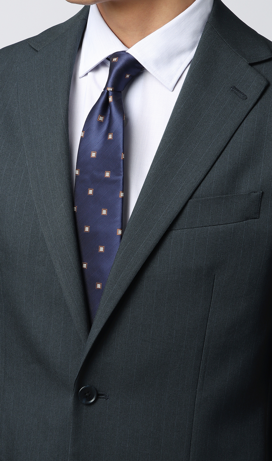 スタイリッシュスーツ【ツーパンツ】【ウォッシャブル】 ネイビー 体型:YA体(スリム型),号数（身長）:3号(160cm)