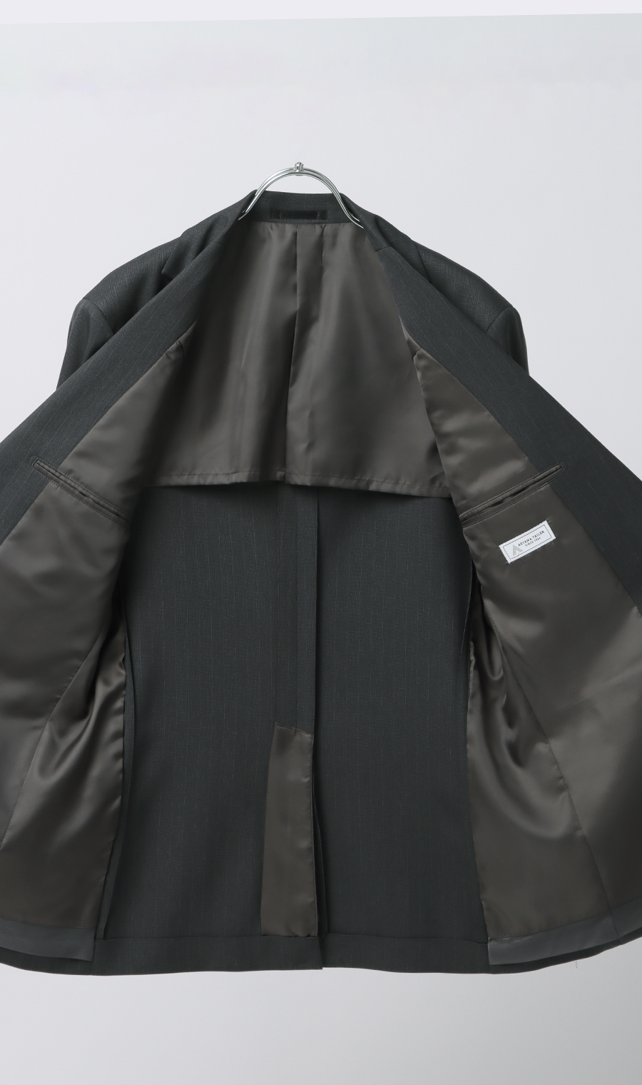 スタイリッシュスーツ【ツーパンツ】【ウォッシャブル】 チャコール 体型:YA体(スリム型),号数（身長）:3号(160cm)