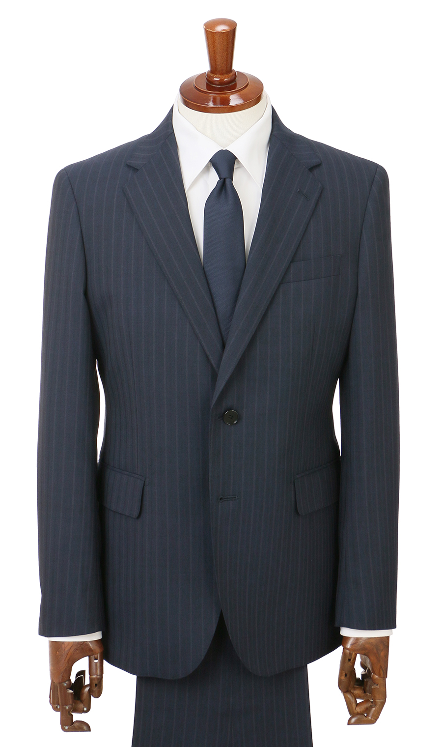 スタイリッシュスーツ【ツーパンツ】【Plastics Smart】 ネイビー 体型:YA体(スリム型),号数（身長）:3号(160cm)