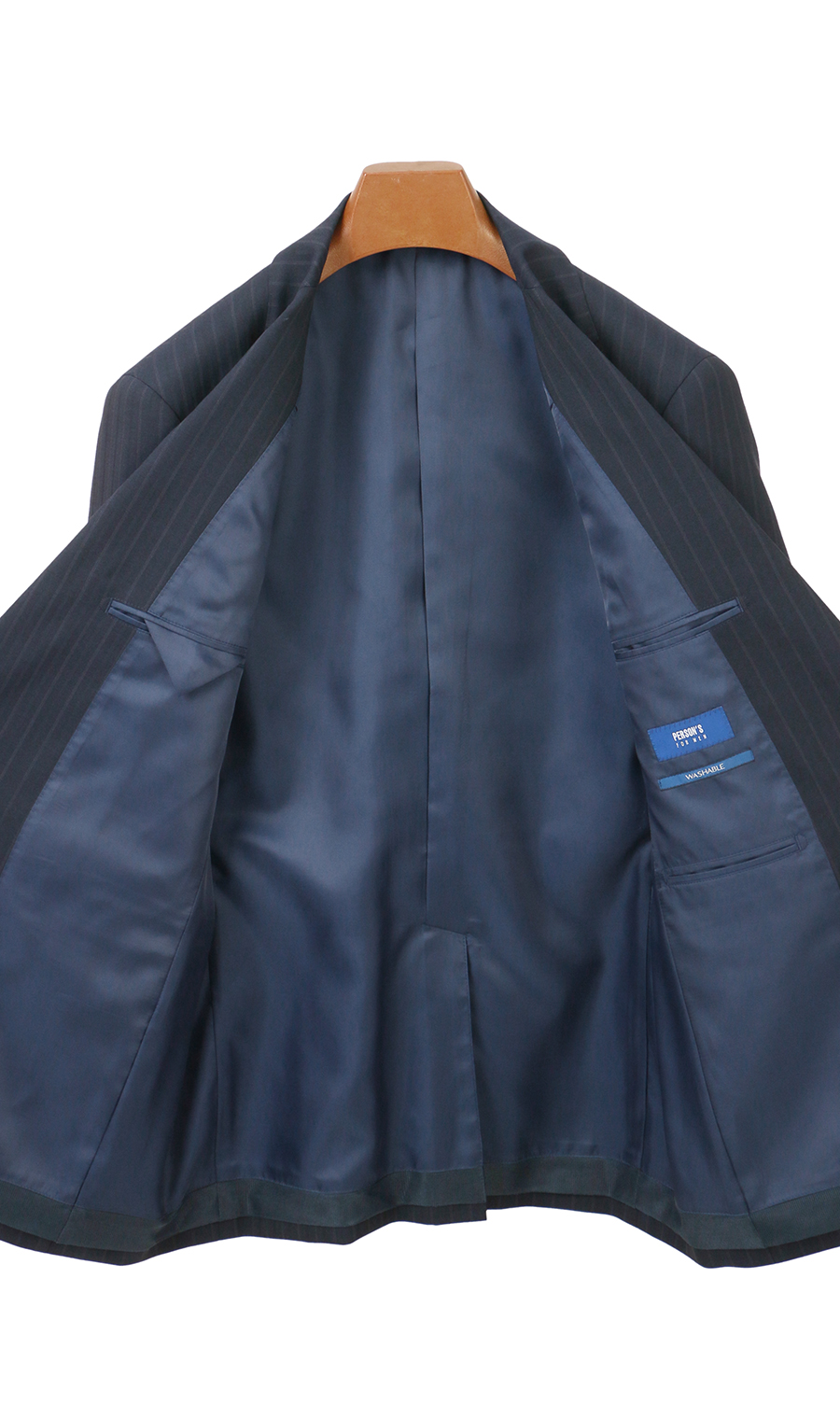 スタイリッシュスーツ【ツーパンツ】【Plastics Smart】 ネイビー 体型:YA体(スリム型),号数（身長）:3号(160cm)