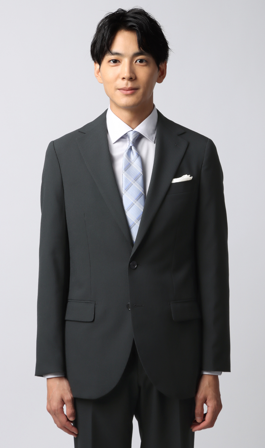 スタイリッシュスーツ【ツーパンツ】【ウォッシャブル】 ブラック 体型:YA体(スリム型),号数（身長）:3号(160cm)