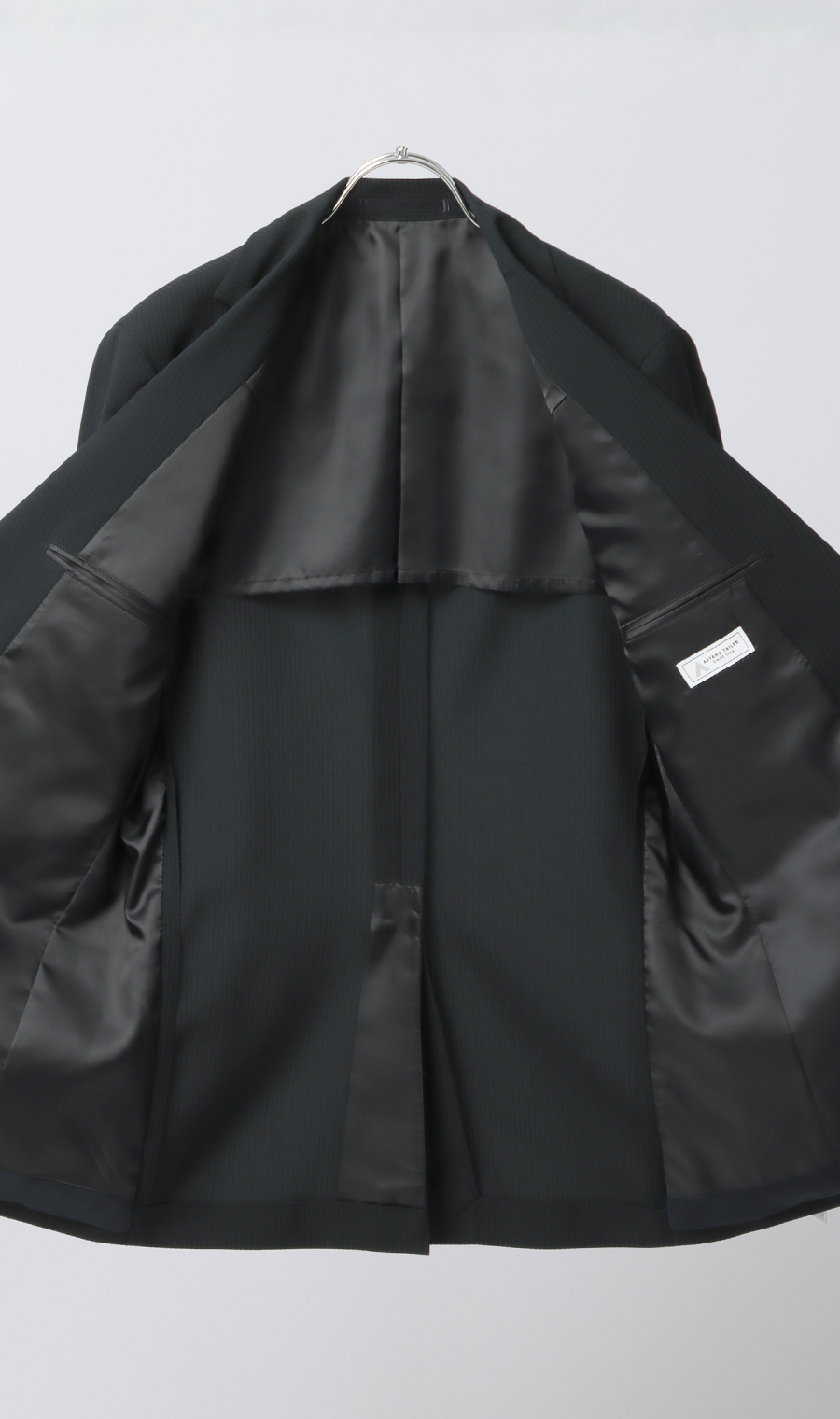 スタイリッシュスーツ【ツーパンツ】【ウォッシャブル】 ブラック 体型:YA体(スリム型),号数（身長）:3号(160cm)