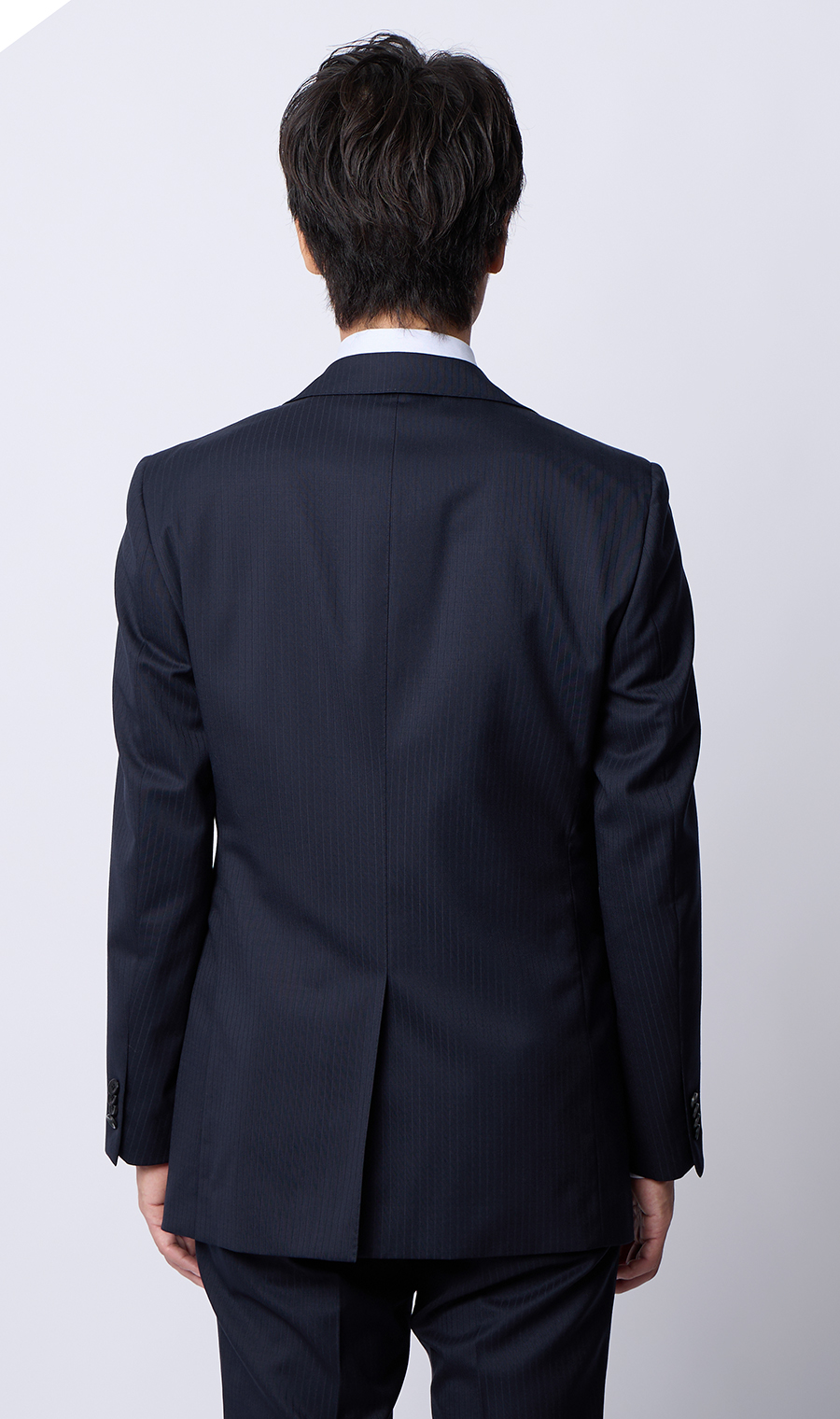 プレミアムスタイリッシュスーツ【ツーパンツ】【Super100’s】 ネイビー 体型:YA体(スリム型),号数（身長）:3号(160cm)