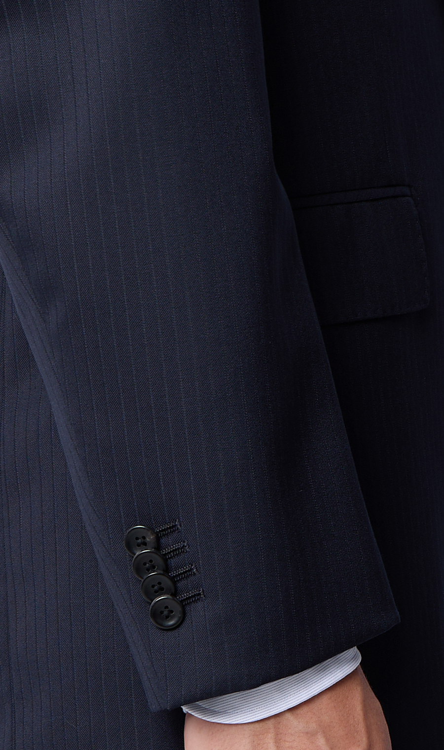 プレミアムスタイリッシュスーツ【ツーパンツ】【Super100’s】 ネイビー 体型:YA体(スリム型),号数（身長）:3号(160cm)