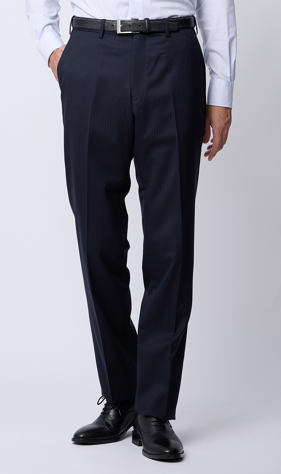 プレミアムスタイリッシュスーツ【ツーパンツ】【Super100’s】 ネイビー 体型:YA体(スリム型),号数（身長）:3号(160cm)