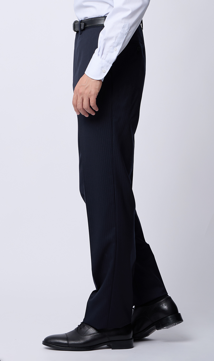 プレミアムスタイリッシュスーツ【ツーパンツ】【Super100’s】 ネイビー 体型:YA体(スリム型),号数（身長）:3号(160cm)