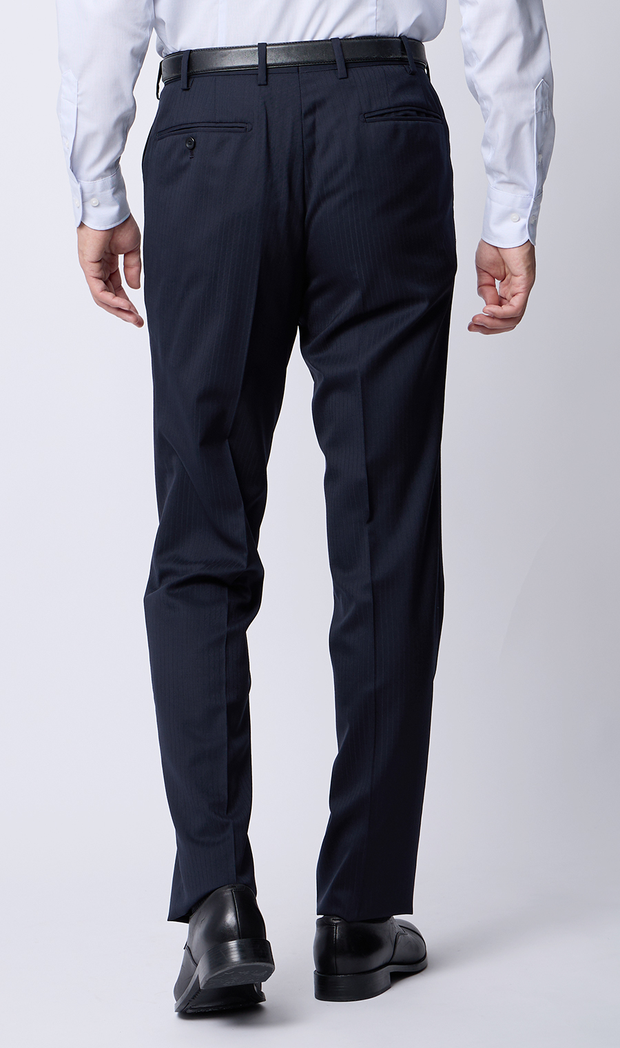 プレミアムスタイリッシュスーツ【ツーパンツ】【Super100’s】 ネイビー 体型:YA体(スリム型),号数（身長）:3号(160cm)