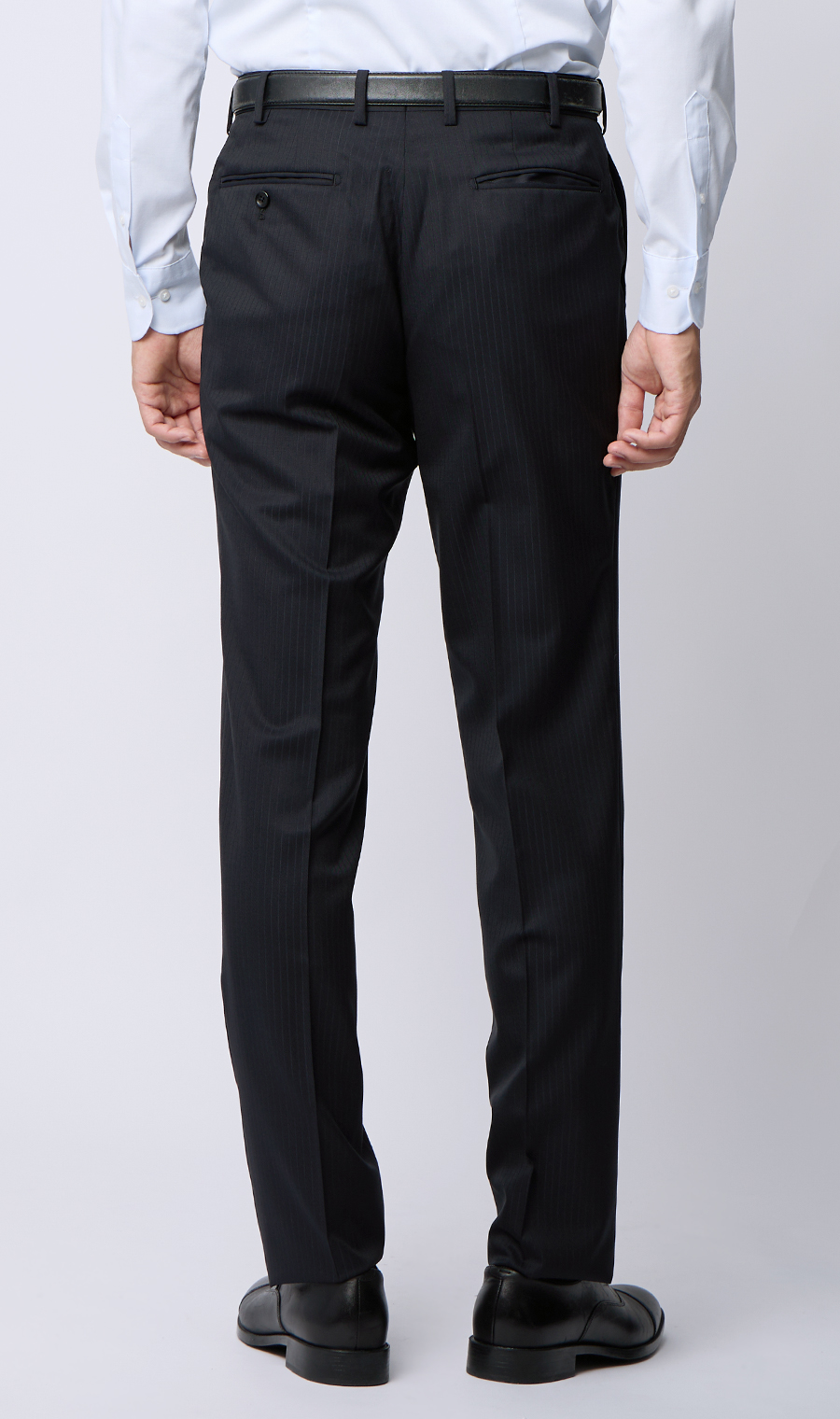 プレミアムスタイリッシュスーツ【ツーパンツ】【Super100’s】 ブラック 体型:YA体(スリム型),号数（身長）:3号(160cm)