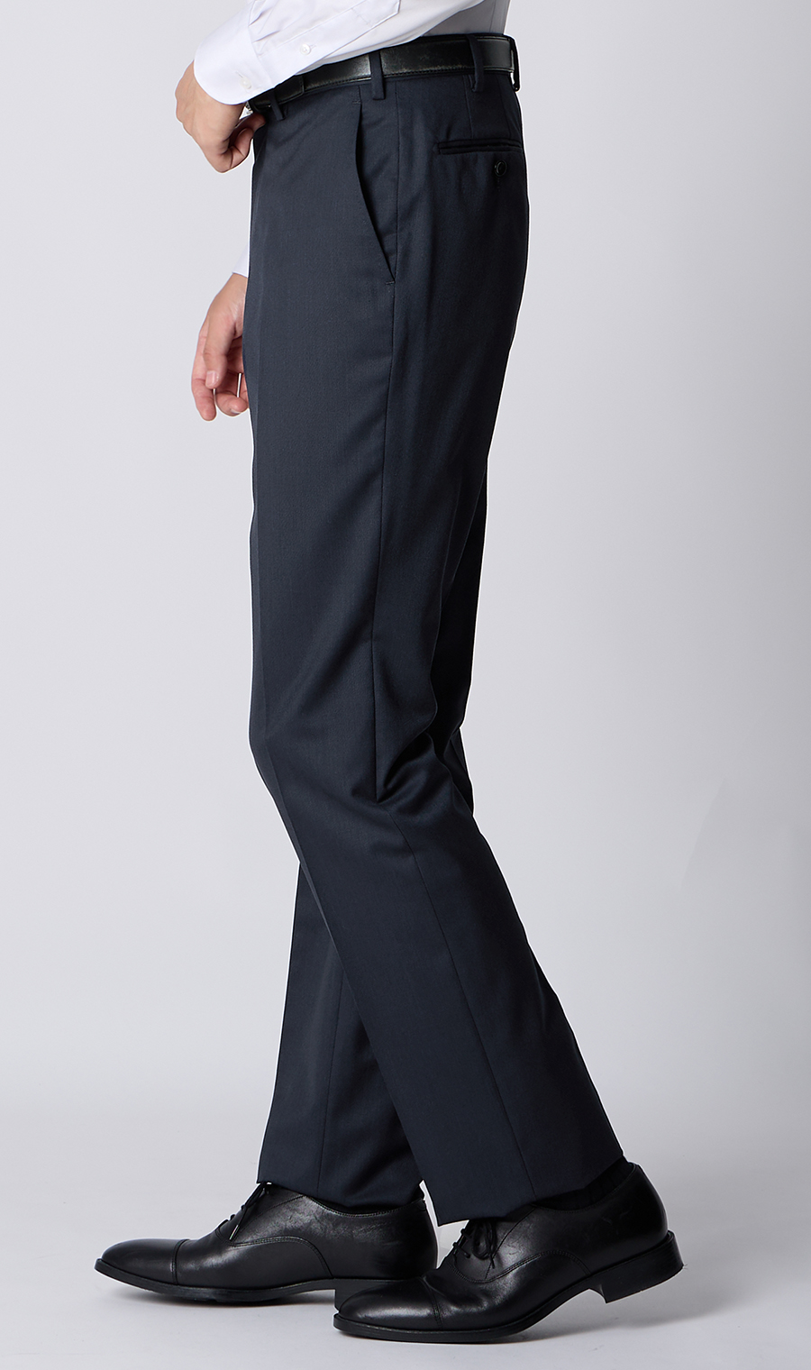 プレミアムスタイリッシュスーツ【ツーパンツ】【Super100’s】 ネイビー 体型:YA体(スリム型),号数（身長）:3号(160cm)