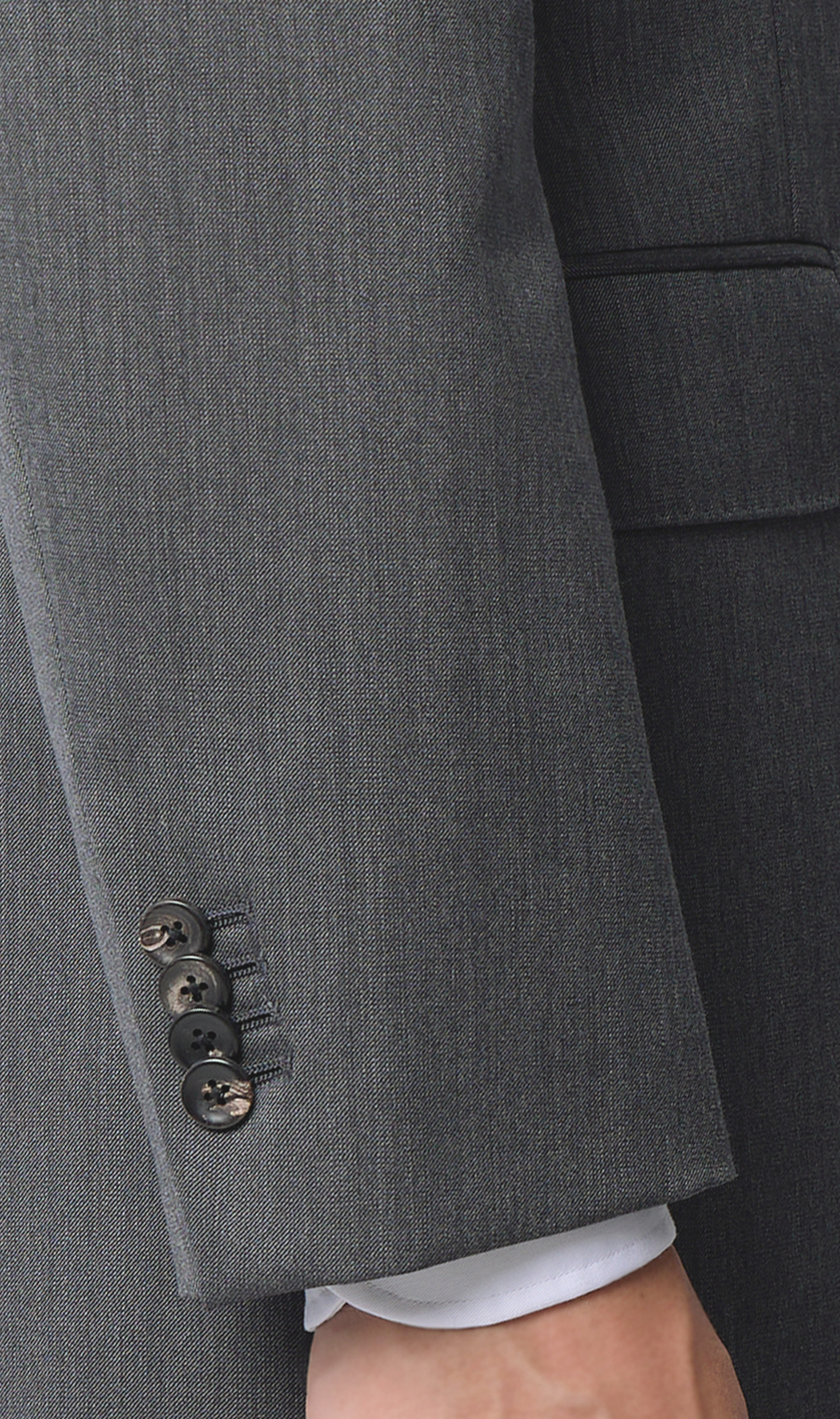 プレミアムスタイリッシュスーツ【ツーパンツ】【Super100’s】 グレー 体型:YA体(スリム型),号数（身長）:3号(160cm)