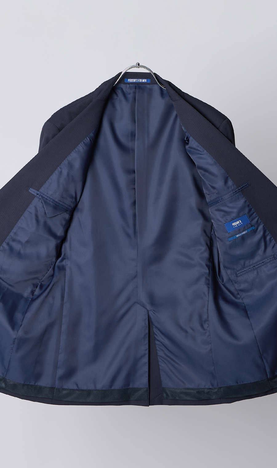 スタイリッシュスーツ【肩くるしくないスーツ】【ツーパンツ】【Plastics Smart】 ネイビー 体型:YA体(スリム型),号数（身長）:4号(165cm)