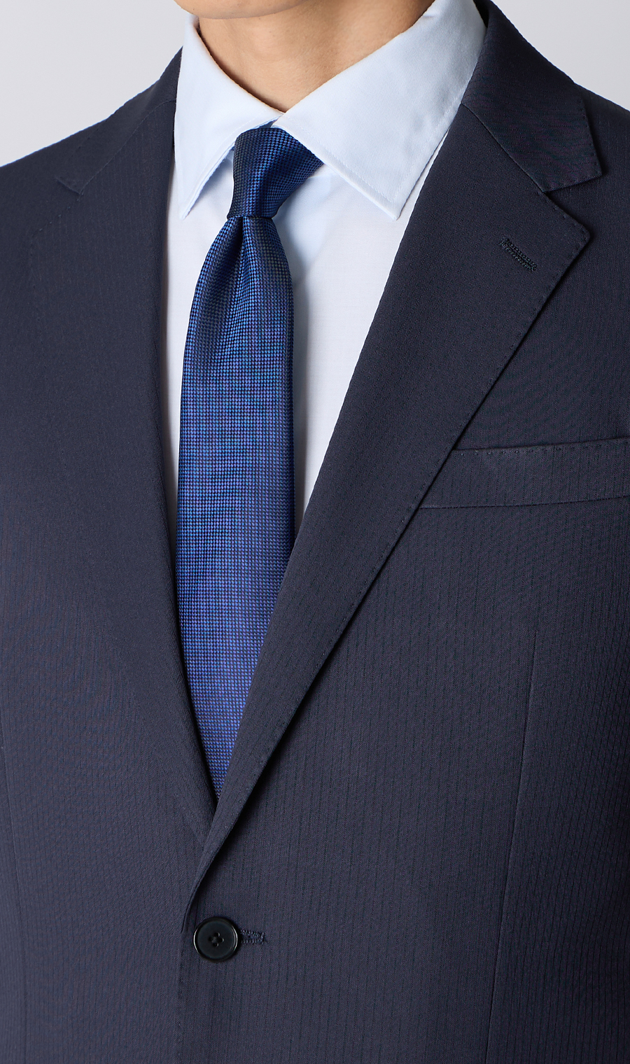 スタイリッシュスーツ【肩くるしくないスーツ】【ツーパンツ】【Plastics Smart】 ネイビー 体型:YA体(スリム型),号数（身長）:4号(165cm)