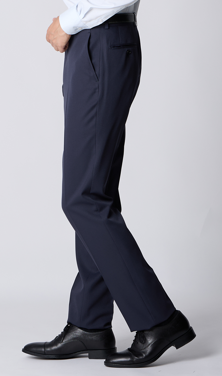 スタイリッシュスーツ【肩くるしくないスーツ】【ツーパンツ】【Plastics Smart】 ネイビー 体型:YA体(スリム型),号数（身長）:4号(165cm)