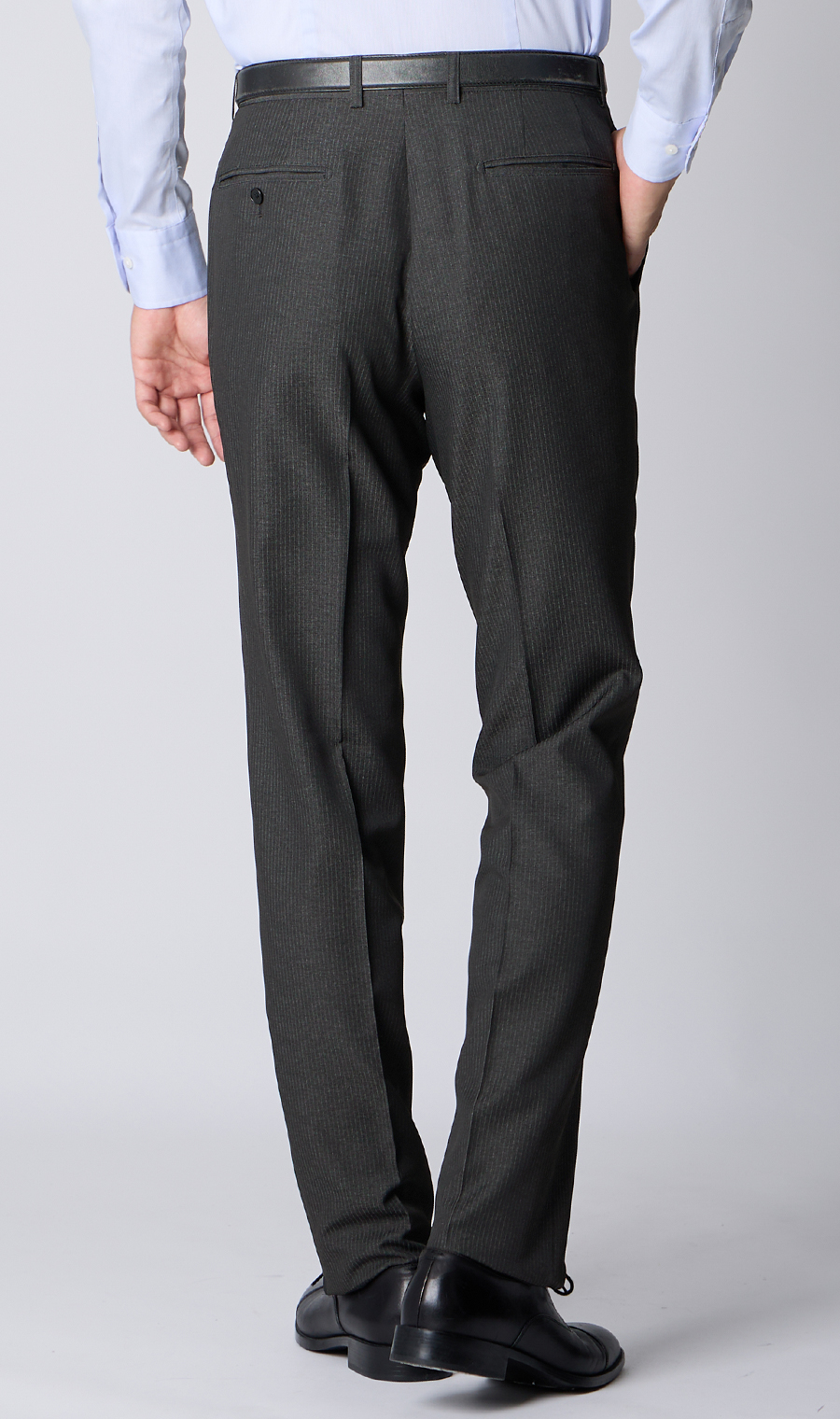 スタイリッシュスーツ【肩くるしくないスーツ】【ツーパンツ】【Plastics Smart】 チャコール 体型:BE体(ゆったり型),号数(身長):8号(185cm)