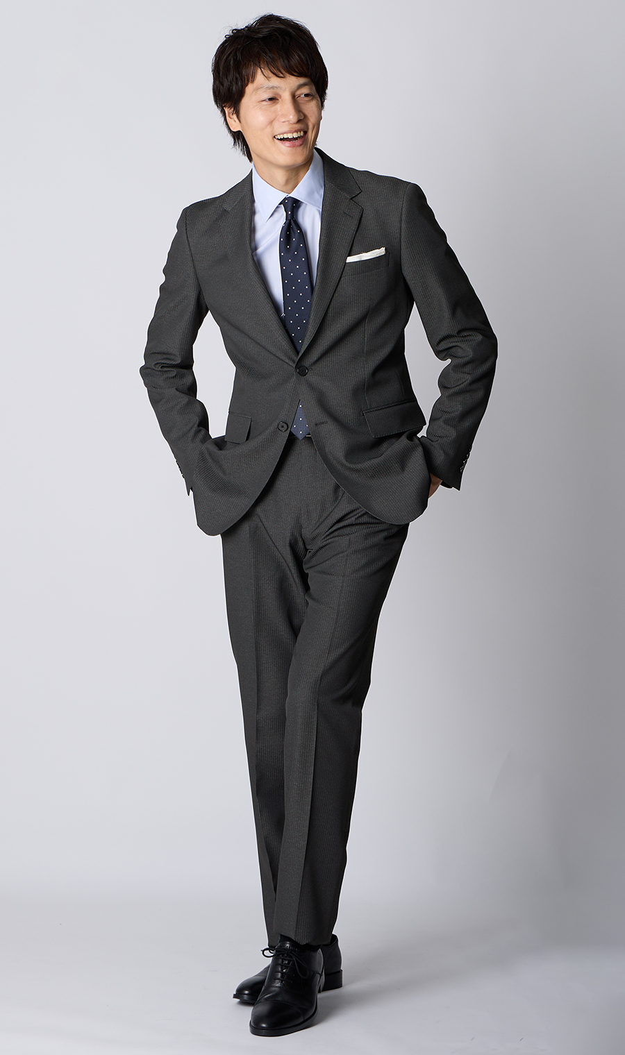 スタイリッシュスーツ【肩くるしくないスーツ】【ツーパンツ