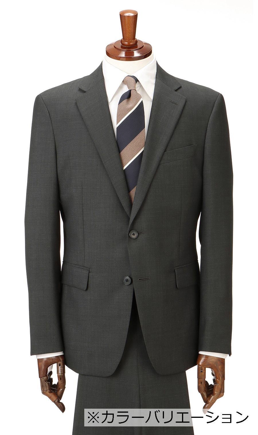 スタイリッシュスーツ《ツーパンツ》《Plastics Smart》 ネイビー 体型:YA体(スリム型),号数（身長）:4号(165cm)