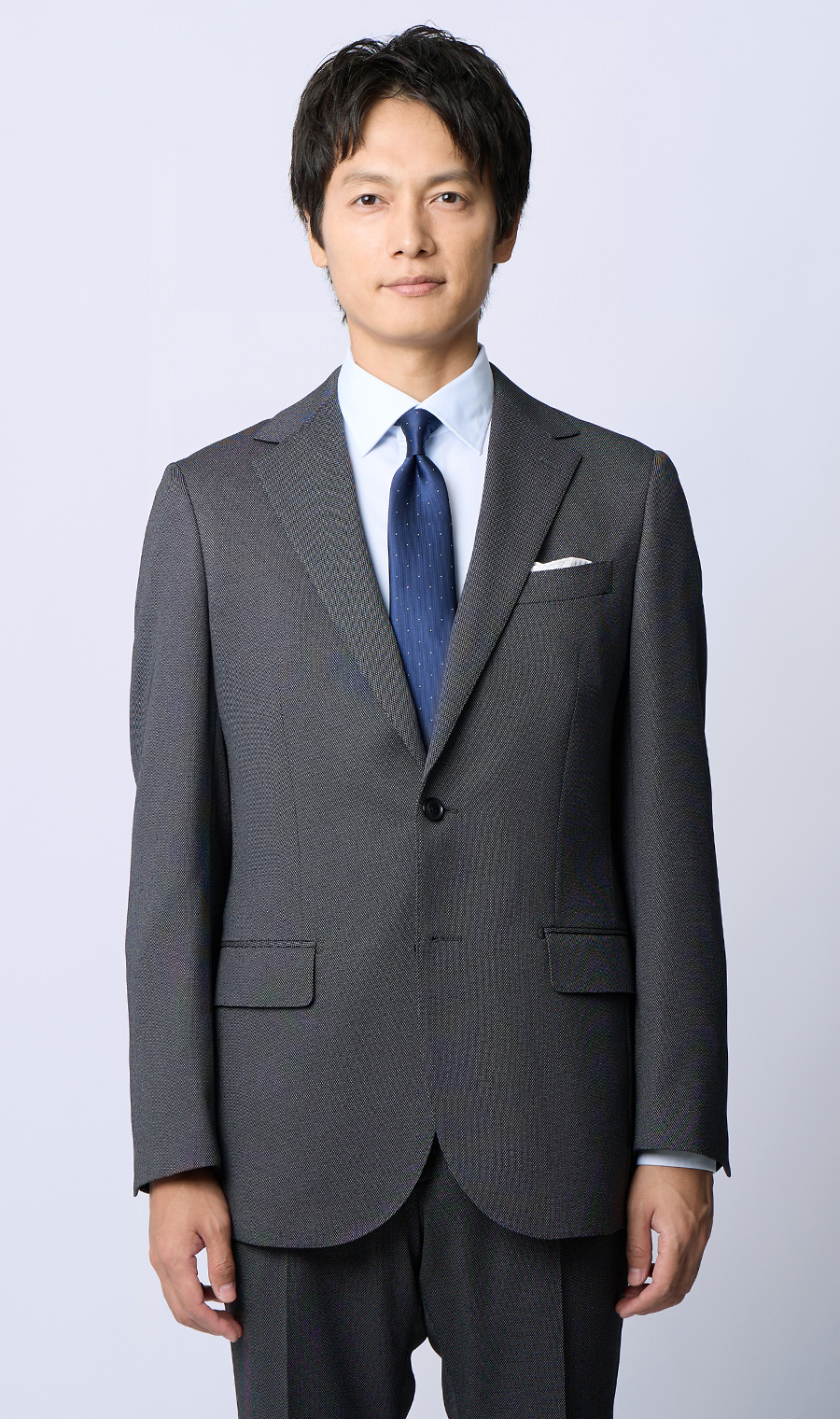♡美品♡メンズ エトロ ミラノウール グレー ジャケット&パンツ スーツ SILK AIR GREY ノッチドカラージャケット｜トゥモローランド