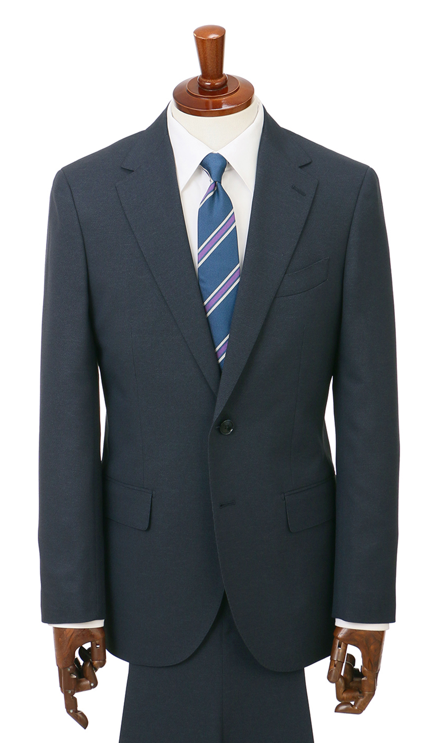 スタイリッシュスーツ【ツーパンツ】【CONTROLα】 ネイビー 体型:YA体(スリム型),号数（身長）:3号(160cm)