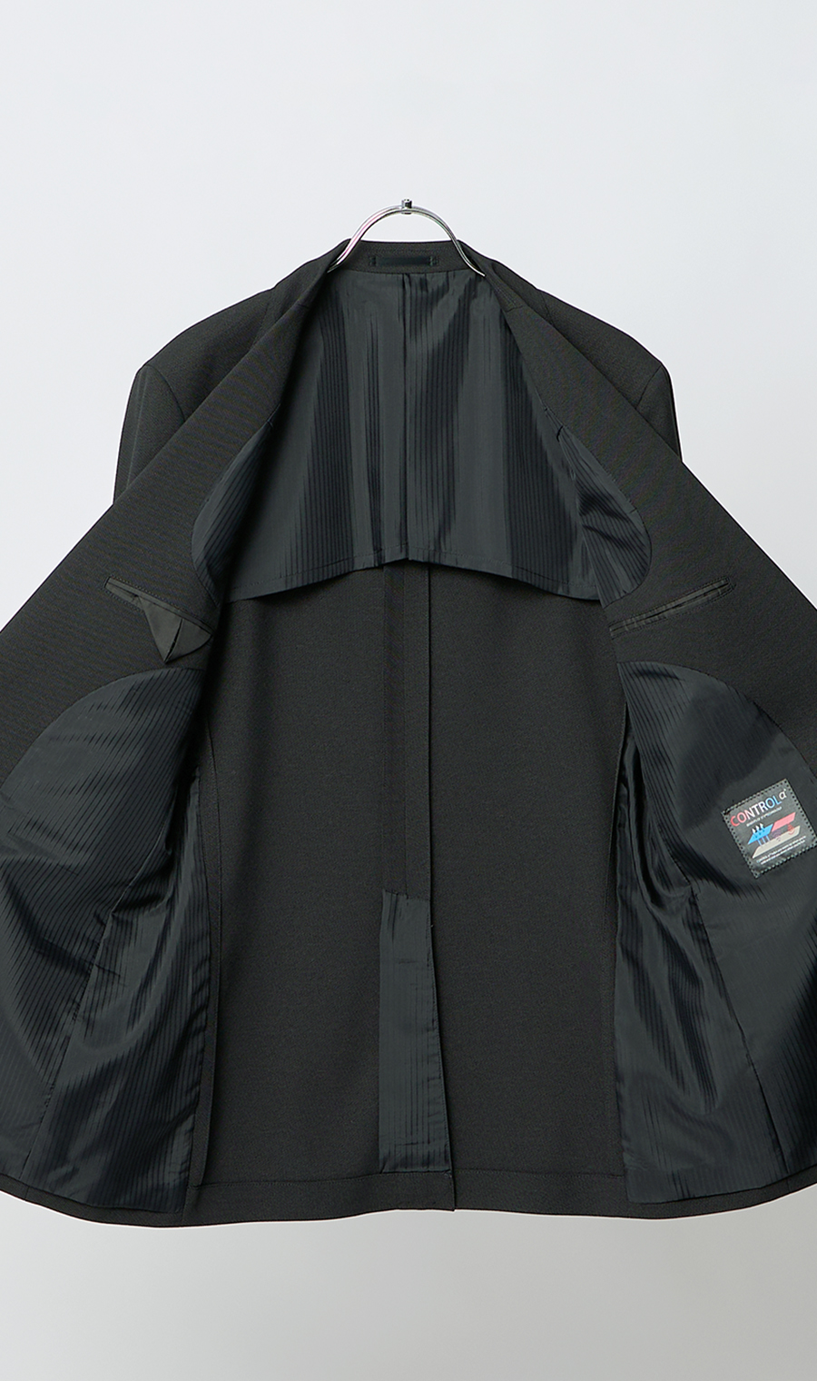 スタイリッシュスーツ【ツーパンツ】【CONTROLα】 チャコール 体型:YA体(スリム型),号数（身長）:3号(160cm)