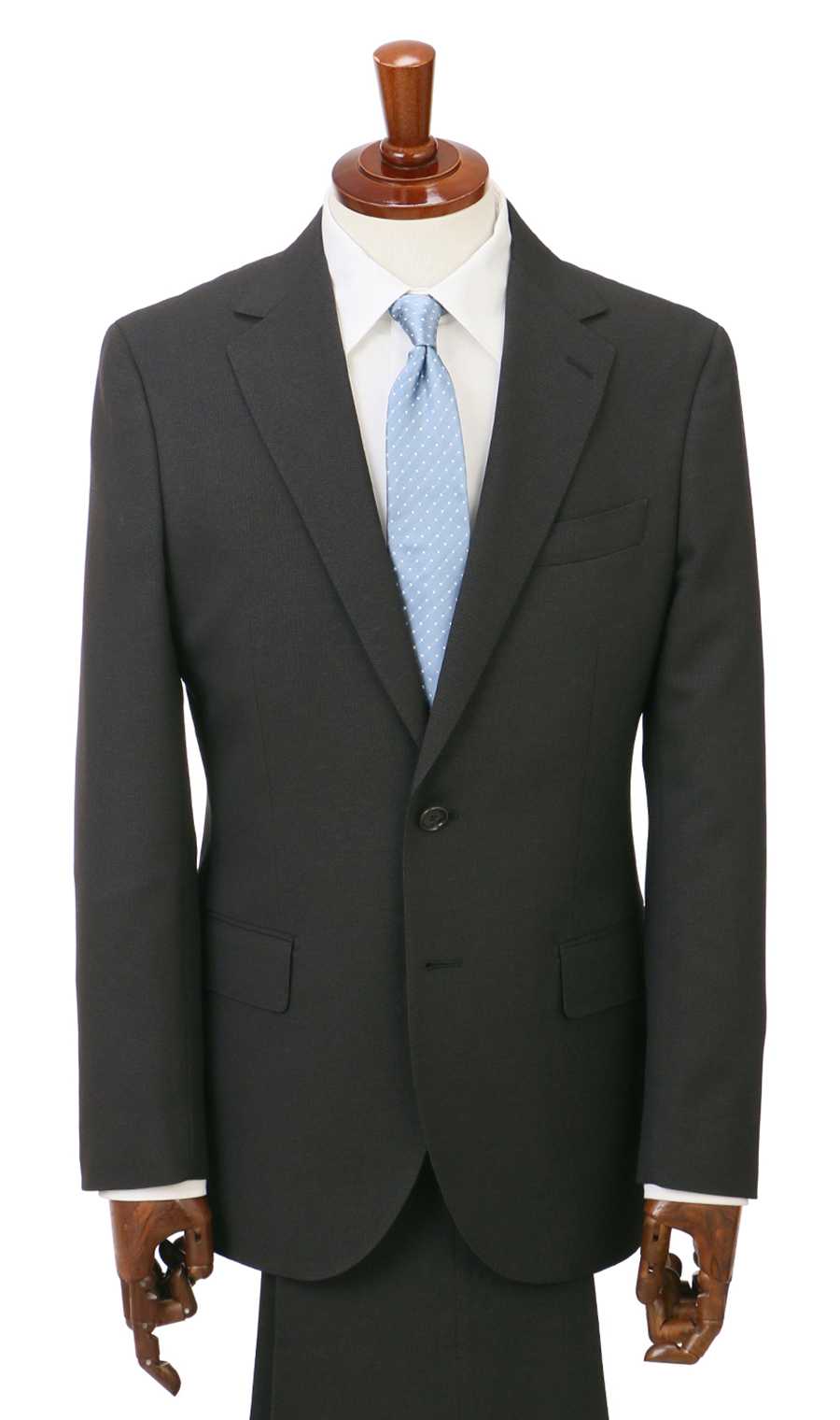 スタイリッシュスーツ【ツーパンツ】【CONTROLα】 チャコール 体型:YA体(スリム型),号数（身長）:3号(160cm)