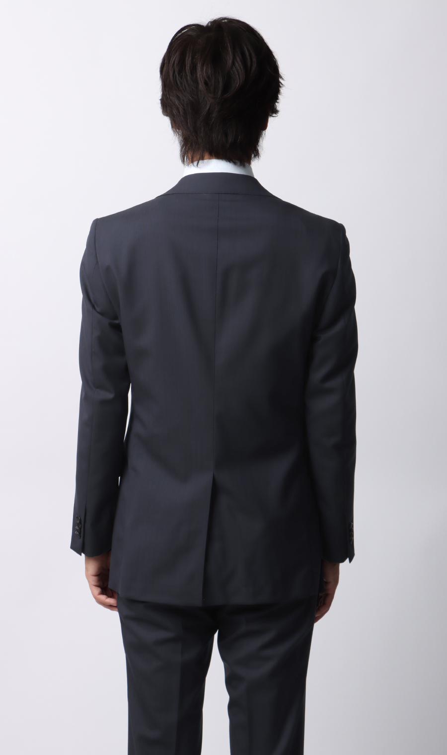 プレミアムスタイリッシュスーツ【ツーパンツ】【Super110's】 ネイビー 体型:YA体(スリム型),号数（身長）:3号(160cm)