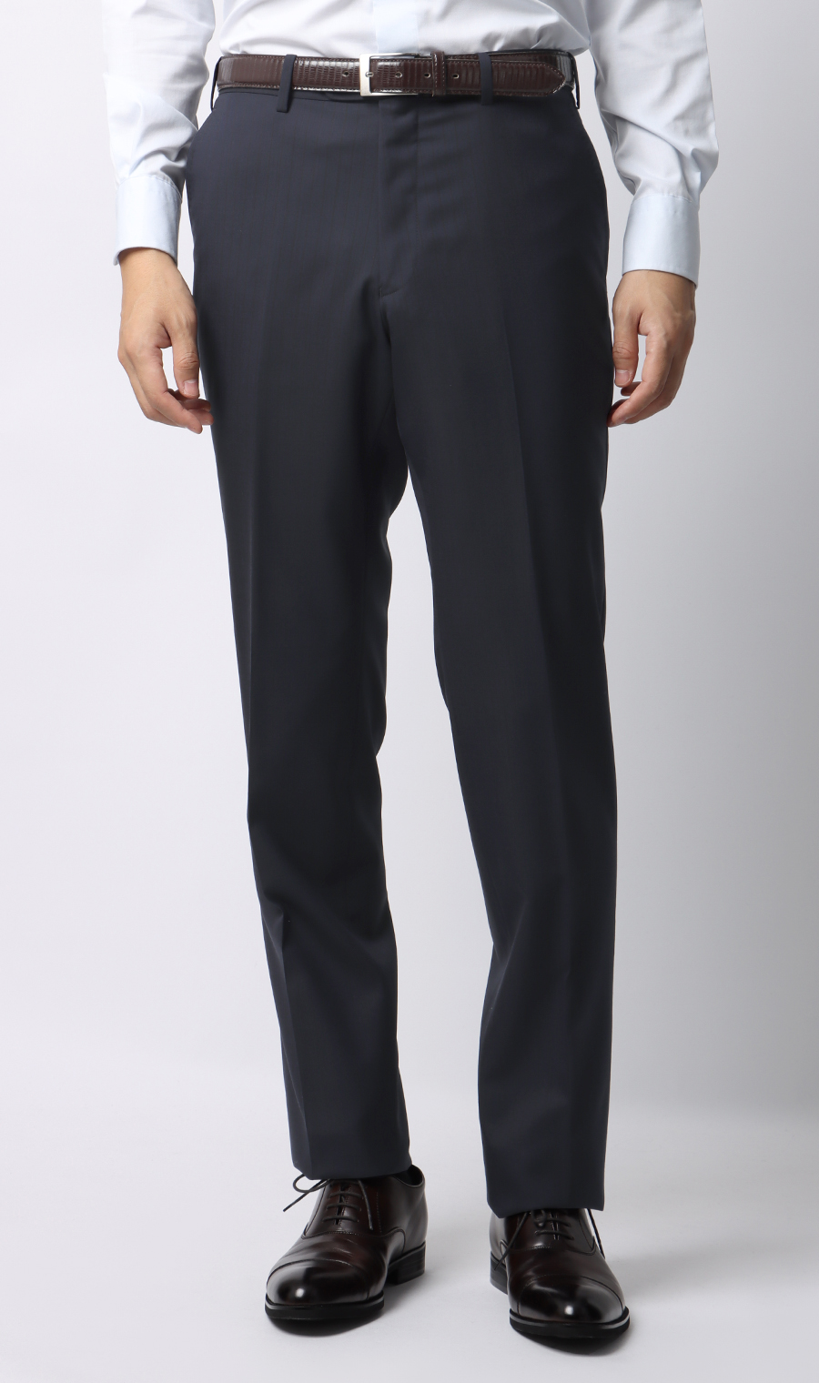 プレミアムスタイリッシュスーツ【ツーパンツ】【Super110's】 ネイビー 体型:YA体(スリム型),号数（身長）:3号(160cm)