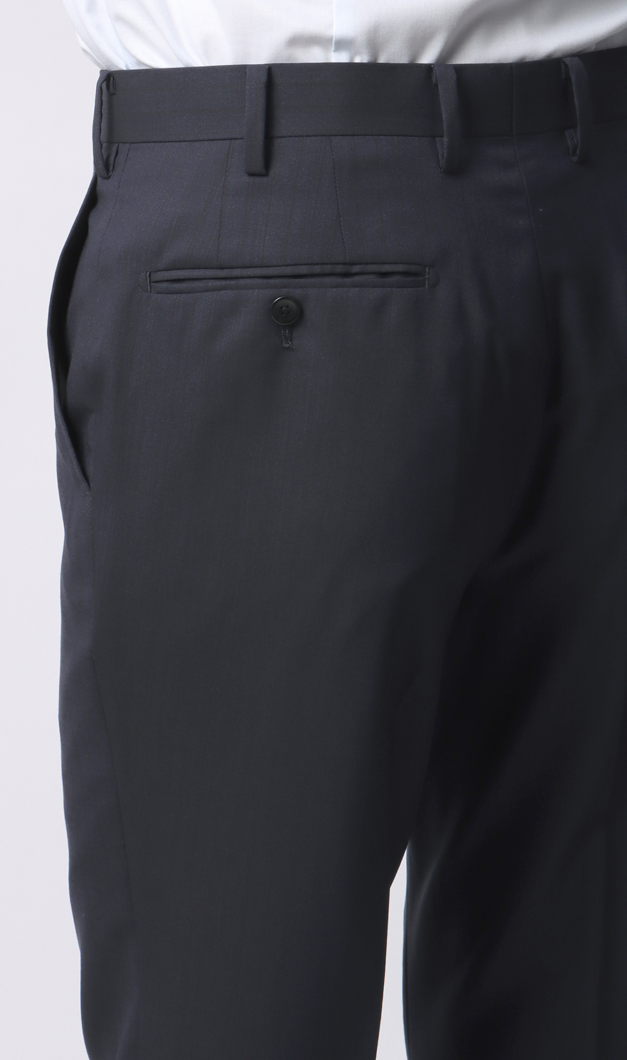 プレミアムスタイリッシュスーツ【ツーパンツ】【Super110's】 ネイビー 体型:YA体(スリム型),号数（身長）:3号(160cm)