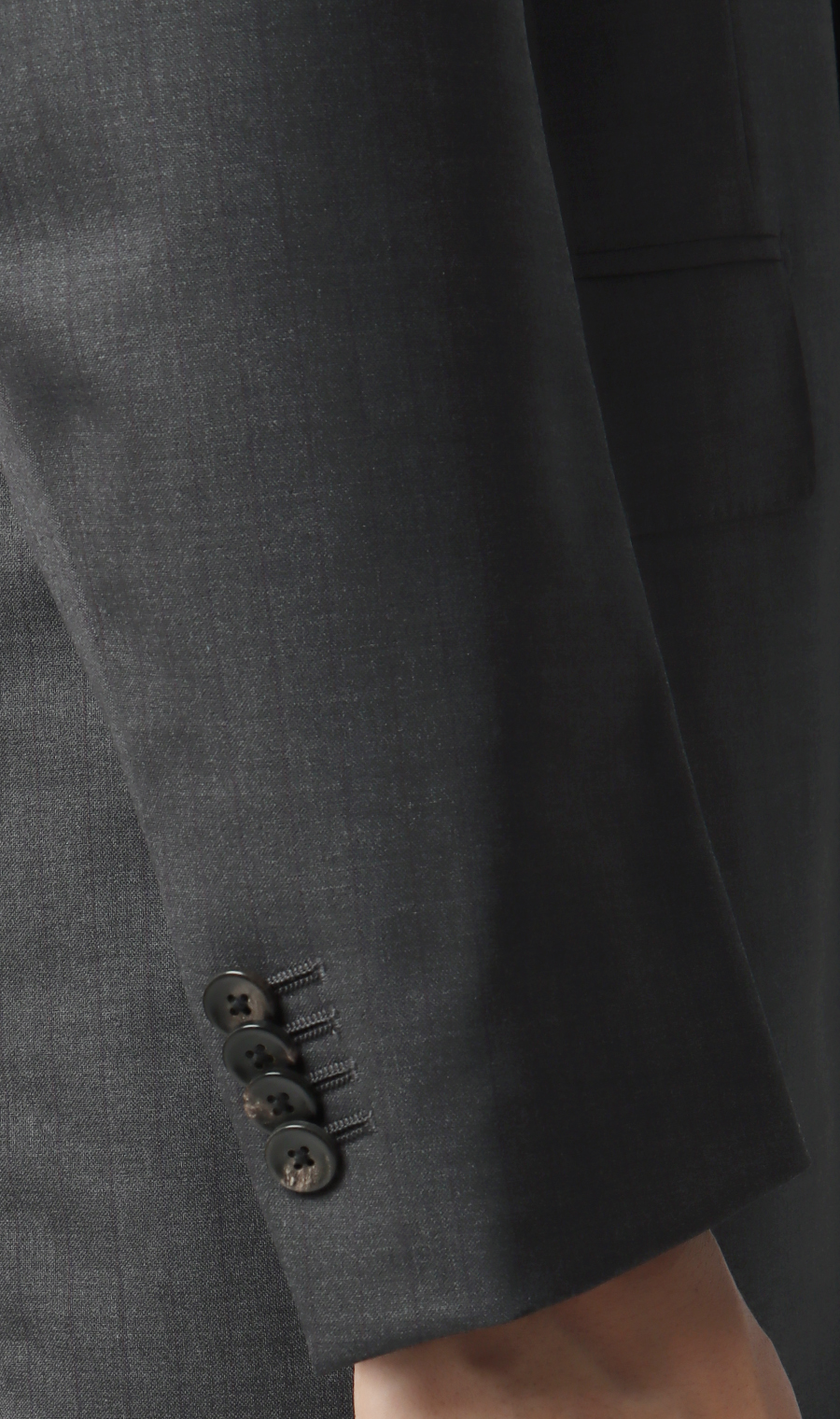 プレミアムスタイリッシュスーツ【ツーパンツ】【Super110's】 グレー 体型:YA体(スリム型),号数（身長）:3号(160cm)