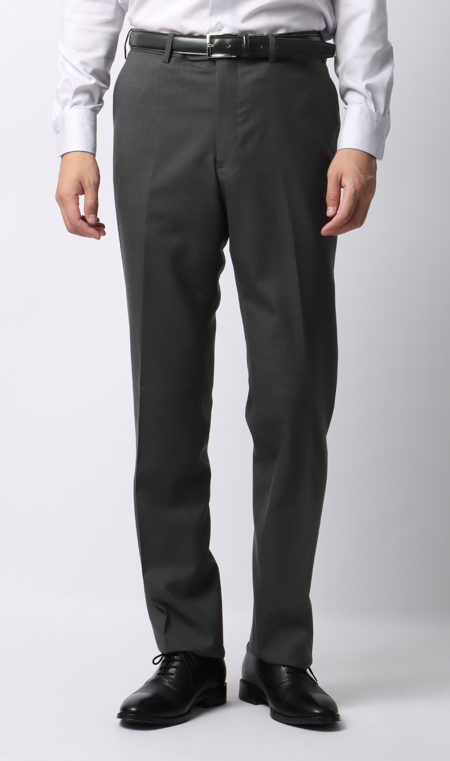 プレミアムスタイリッシュスーツ【ツーパンツ】【Super110's】 グレー 体型:YA体(スリム型),号数（身長）:3号(160cm)