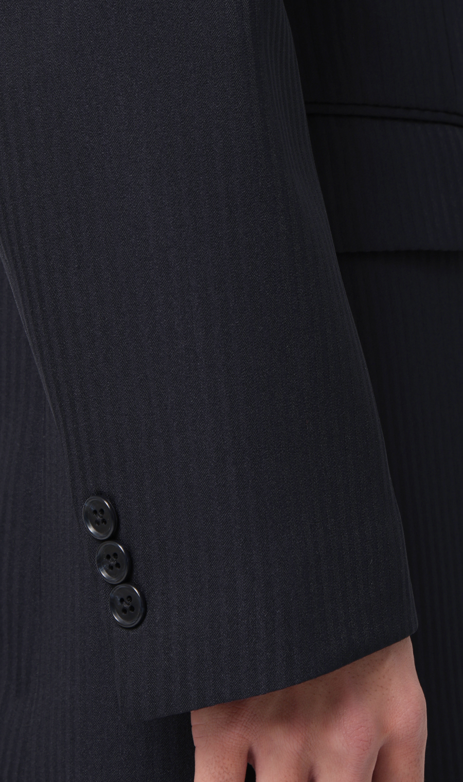 スタイリッシュスーツ【ツーパンツ】【ウォッシャブル】 ネイビー 体型:YA体(スリム型),号数(身長):6号(175cm)