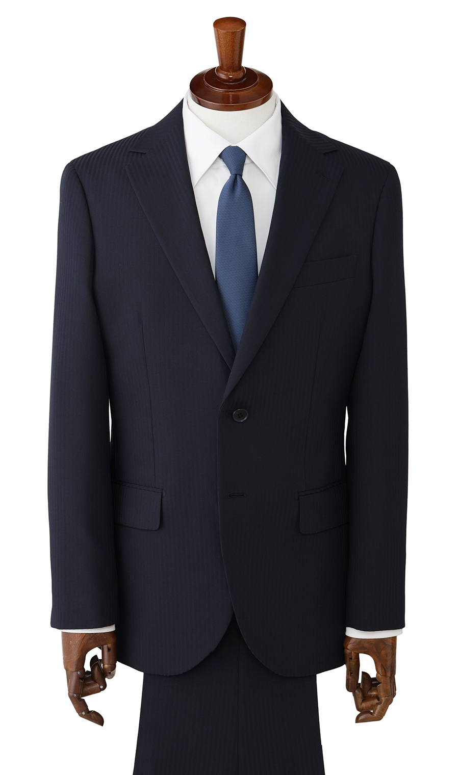 スタイリッシュスーツ【ツーパンツ】【ウォッシャブル】 ネイビー 体型:YA体(スリム型),号数(身長):6号(175cm)