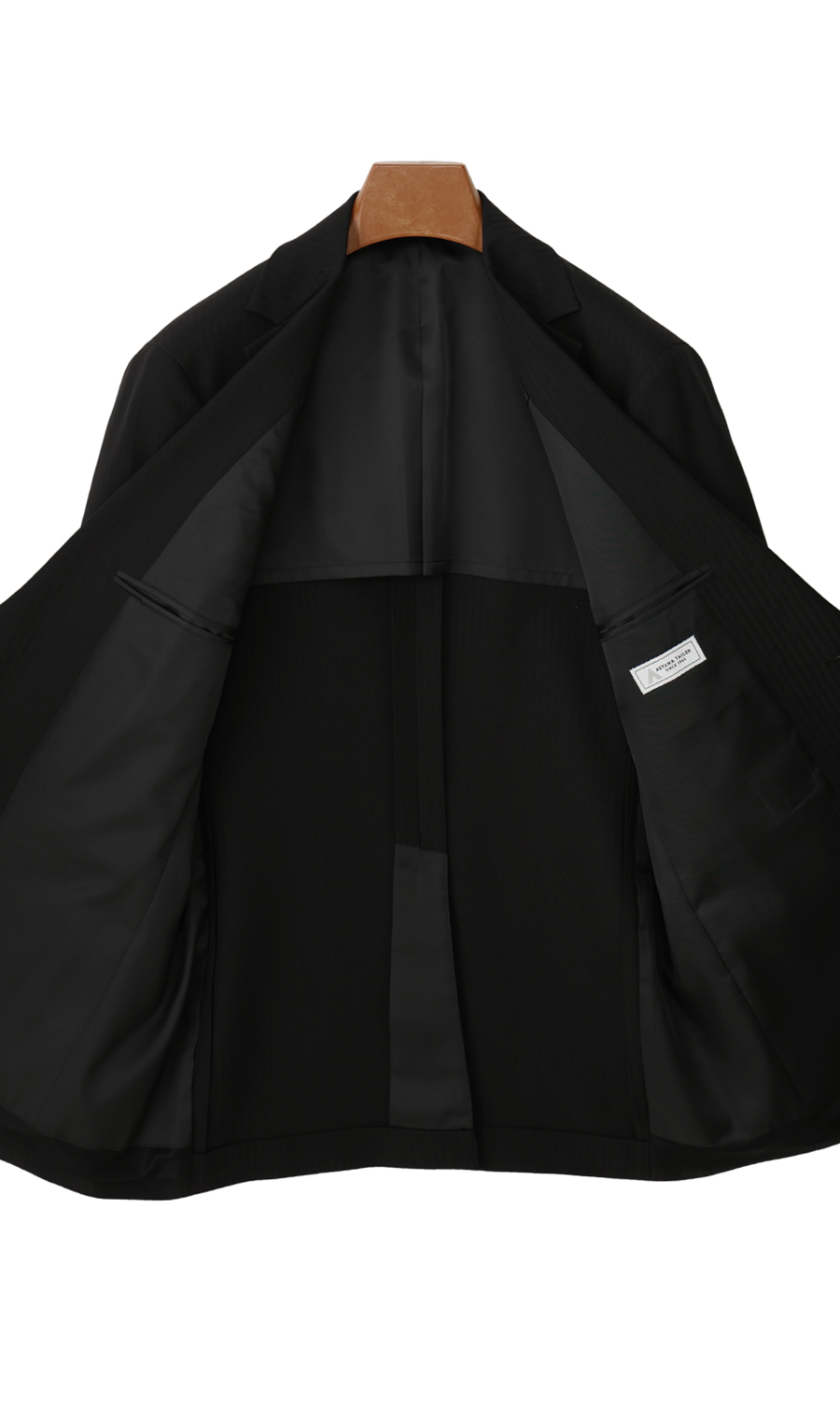 スタイリッシュスーツ【ツーパンツ】【ウォッシャブル】 ブラック 体型:A体(標準型),号数（身長）:3号(160cm)