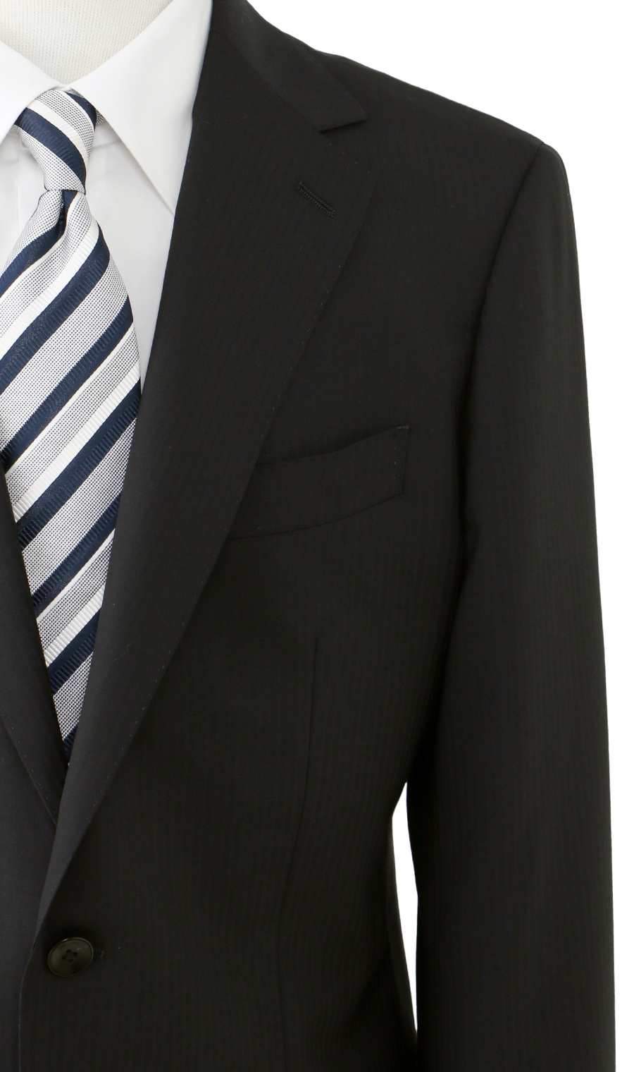 プレミアムスタイリッシュスーツ【ツーパンツ】【Super100's】 ブラック 体型:YA体(スリム型),号数(身長):3号(160cm)